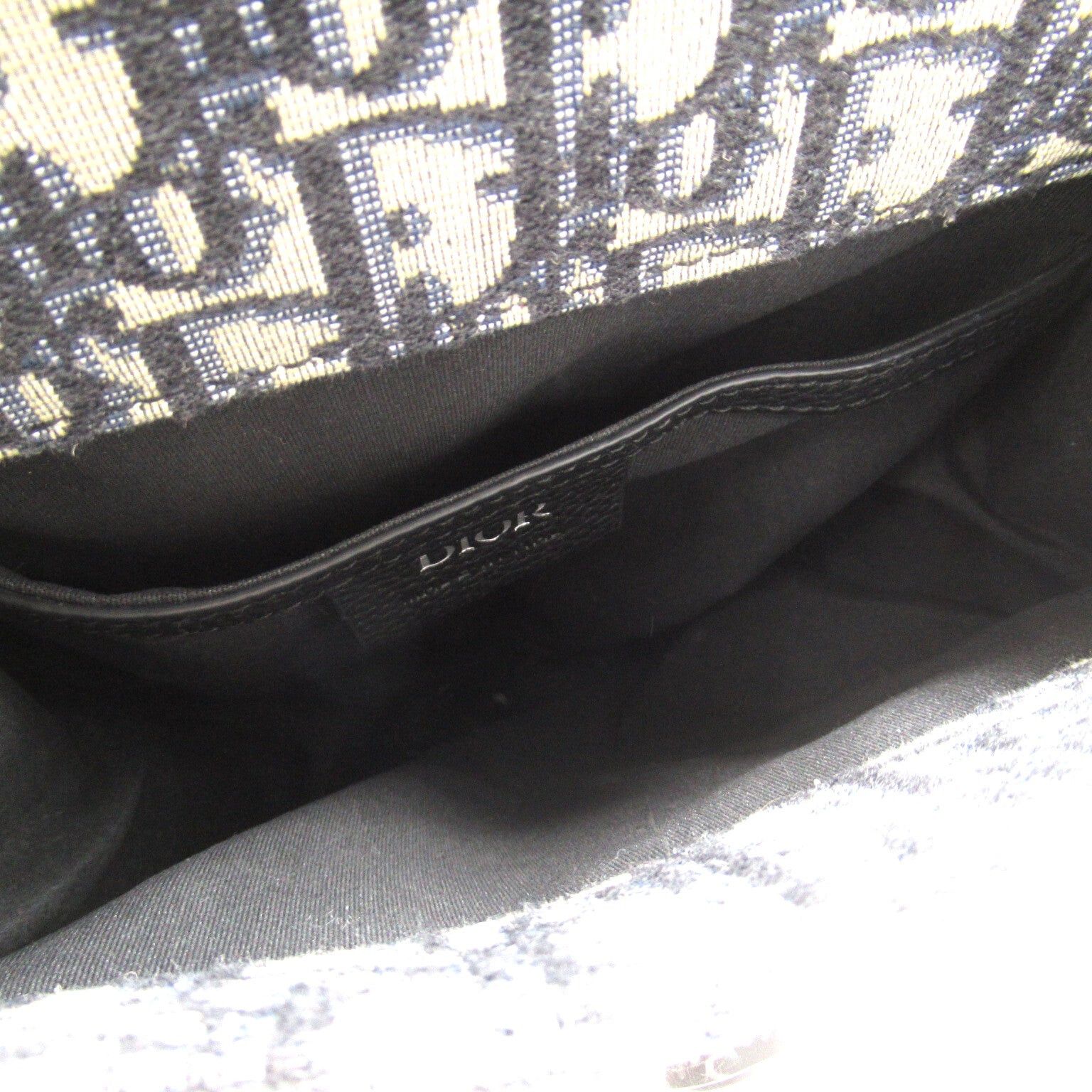 Dior Dior Trotter Mini Backpack Rucksack Canvas Navy Size ONE SIZE - 6 Thumbnail