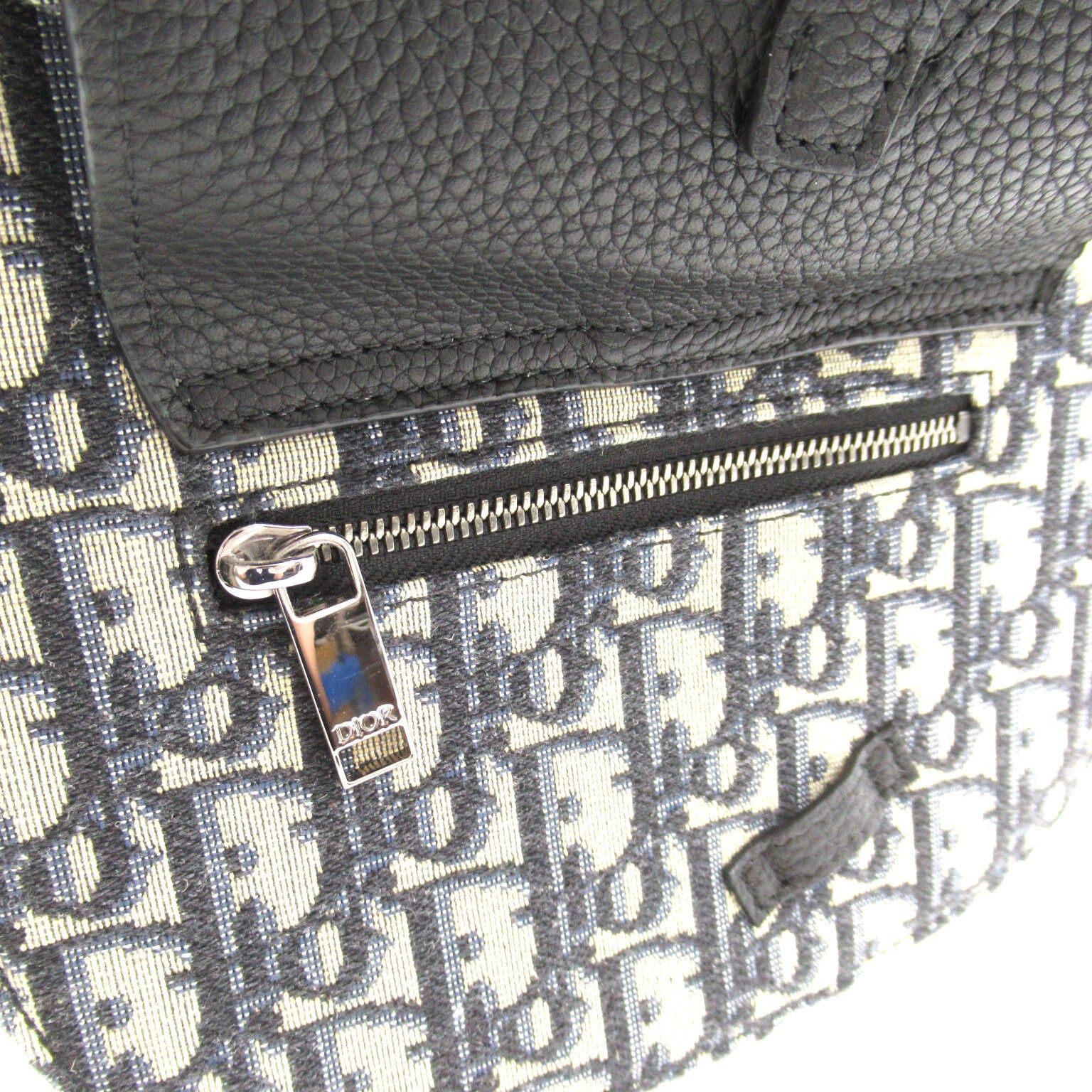 Dior Dior Trotter Mini Backpack Rucksack Canvas Navy Size ONE SIZE - 8 Thumbnail