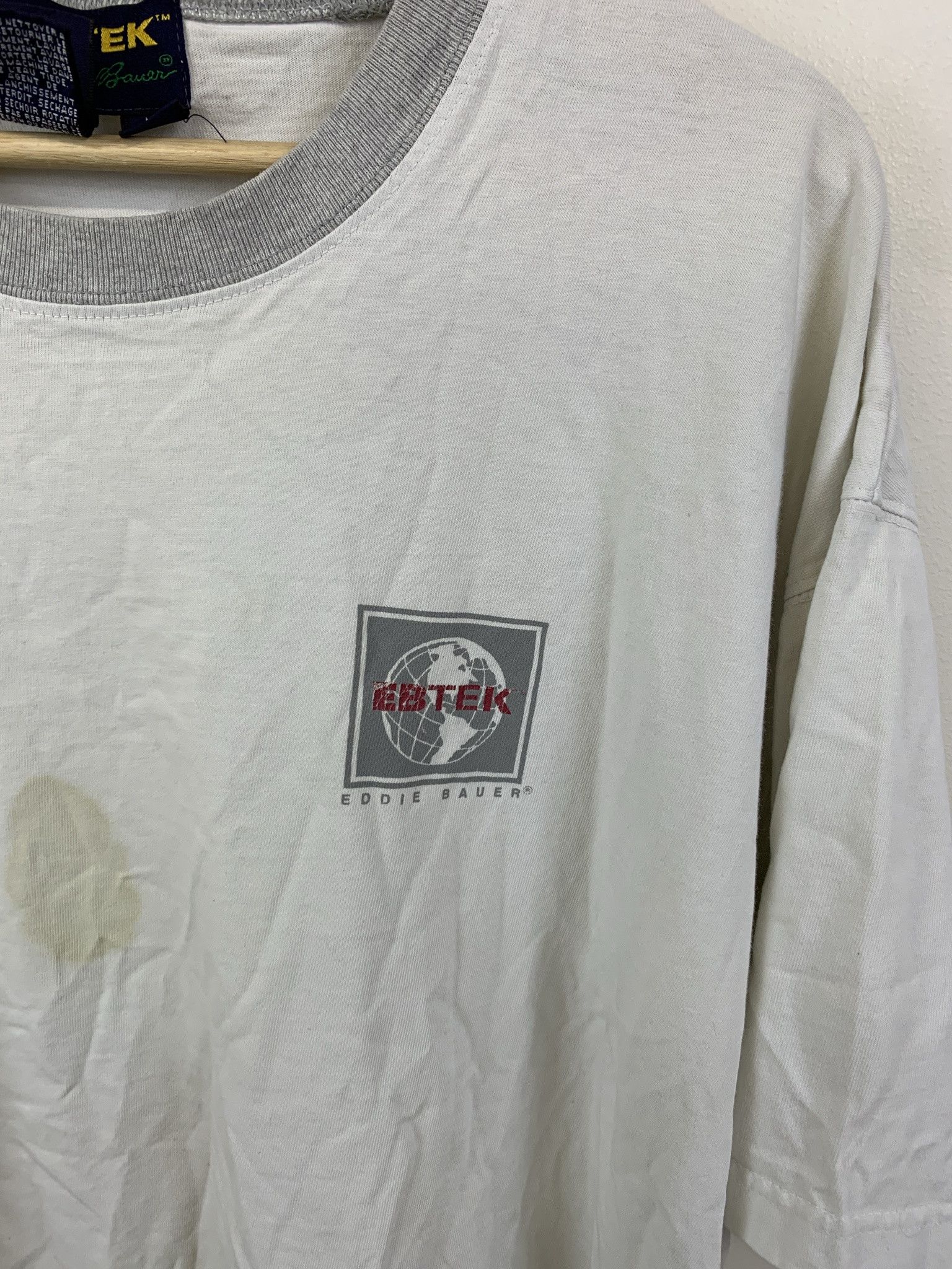 Eddie Bauer × Vintage Vintage 1990s Ebtek Eddie Bauer Ringer Tee Size XL Size US XL / EU 56 / 4 - 4 Thumbnail