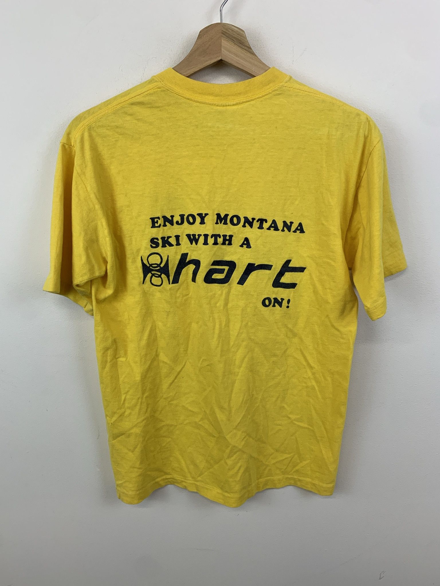Tee Tee Shirt Vintage Vintage 1980s Adidas Bootleg Hart Skiing Single Stitch Adidan t Tee Shirt Size M Grailed