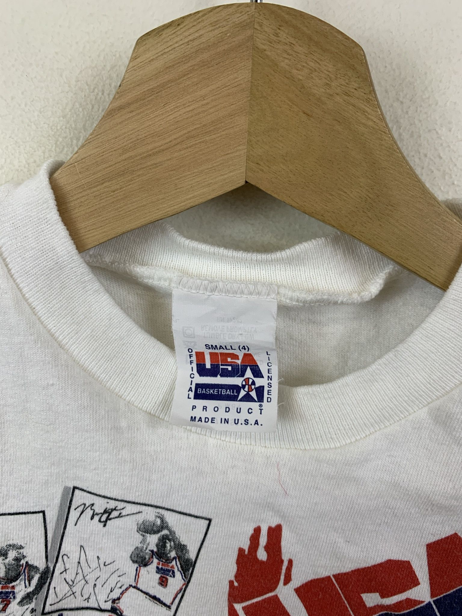 Vintage Vintage USA Basketball America's Team Olympic Baby Tee Size XXS Size US XXS / EU 40 - 2 Thumbnail