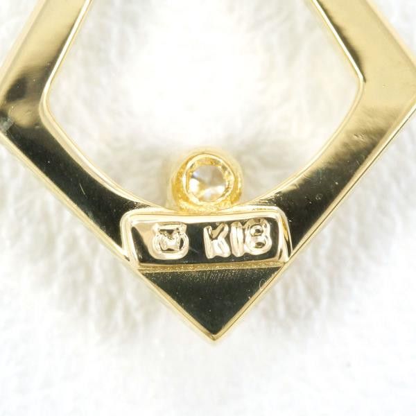 Mikimoto Mikimoto Mikimoto K18 Yellow Gold Diamond Pendant Top Metal Pendant in Pristine Condition Size ONE SIZE - 5 Thumbnail