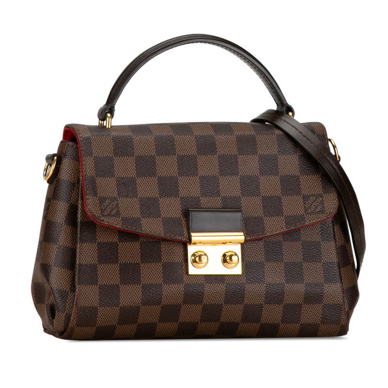 Louis Vuitton Louis Vuitton Louis Vuitton Damier Croisette PM Handbag N53000 Canvas Handbag N53000 in Very Good Condition Size ONE SIZE - 3 Thumbnail