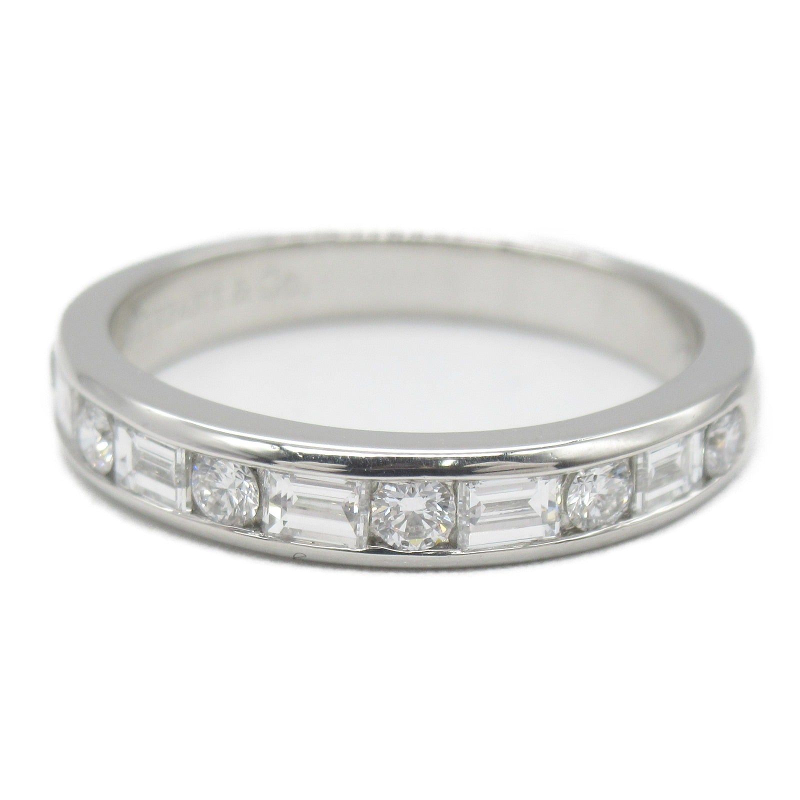 Tiffany & Co. Tiffany Co Half Circle Channel Settings Diamond Ring Pt950 Platinum Clear Size ONE SIZE - 2 Thumbnail