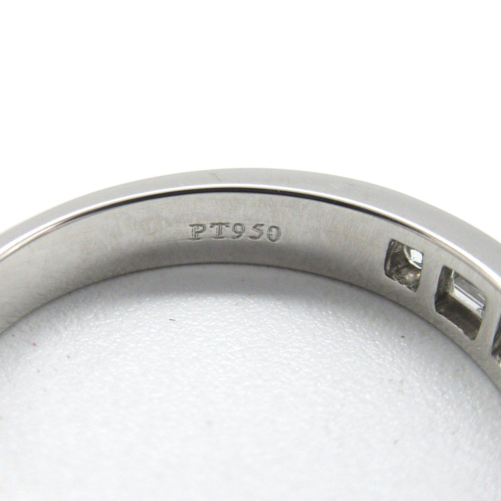 Tiffany & Co. Tiffany Co Half Circle Channel Settings Diamond Ring Pt950 Platinum Clear Size ONE SIZE - 5 Thumbnail