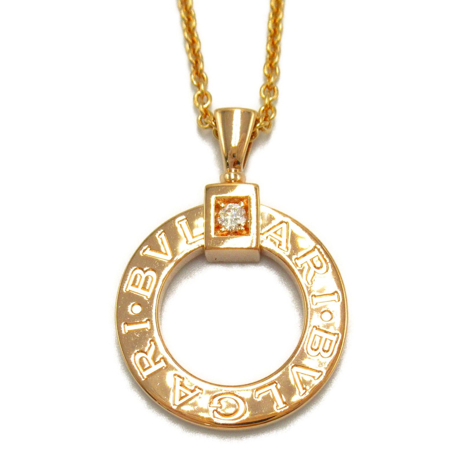 Bvlgari Bvlgari Bulgari Diamond Necklace K18Pg (Pink Gold) Clear Size ONE SIZE - 2 Thumbnail