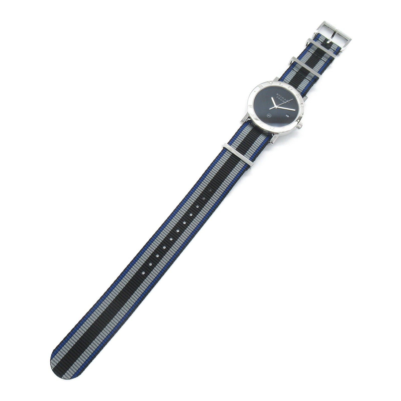 Bvlgari Bvlgari Bulgari Fragment Design Watch Mens Automatic Winding Stainless Steel Nylon Black Size ONE SIZE - 5 Thumbnail