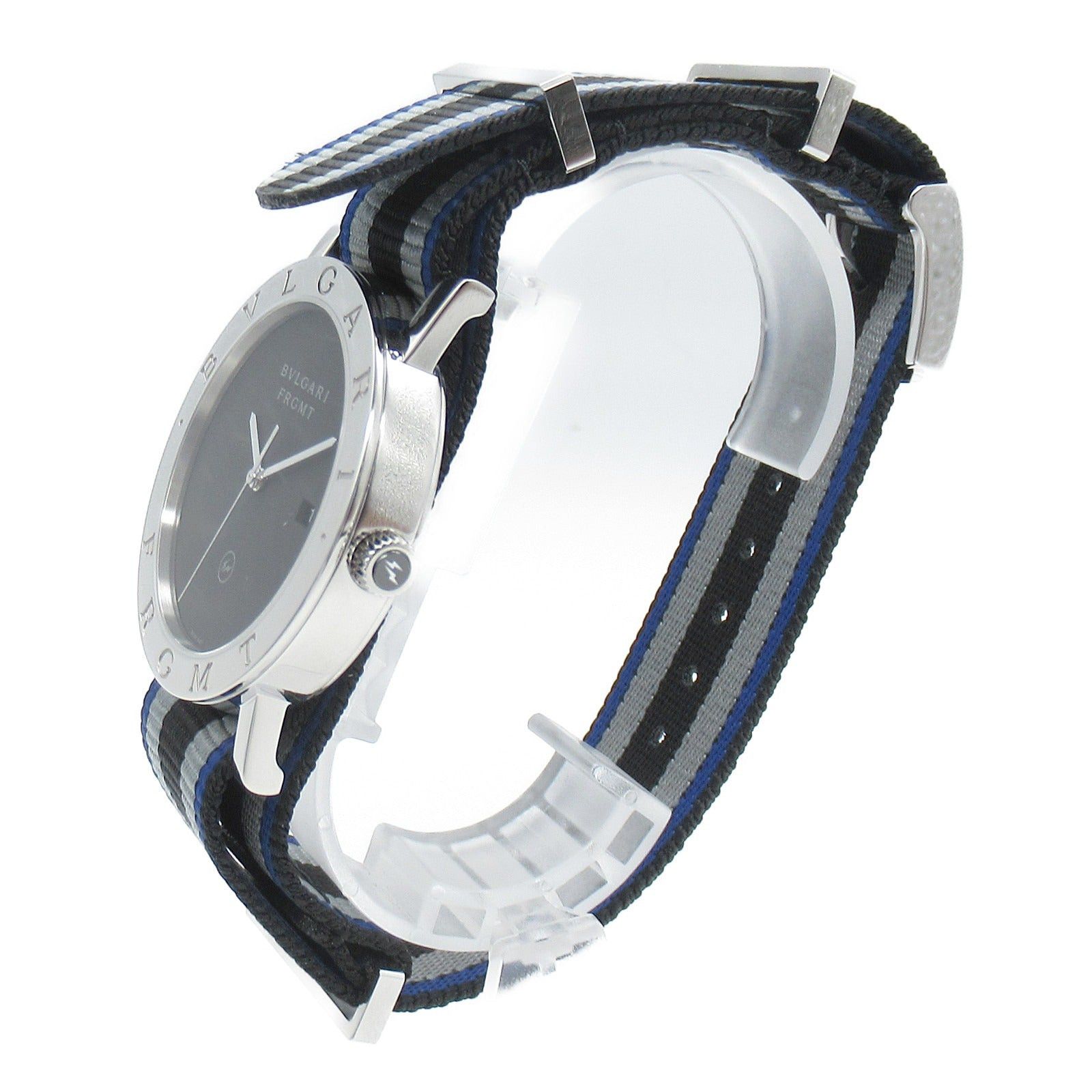 Bvlgari Bvlgari Bulgari Fragment Design Watch Mens Automatic Winding Stainless Steel Nylon Black Size ONE SIZE - 2 Thumbnail