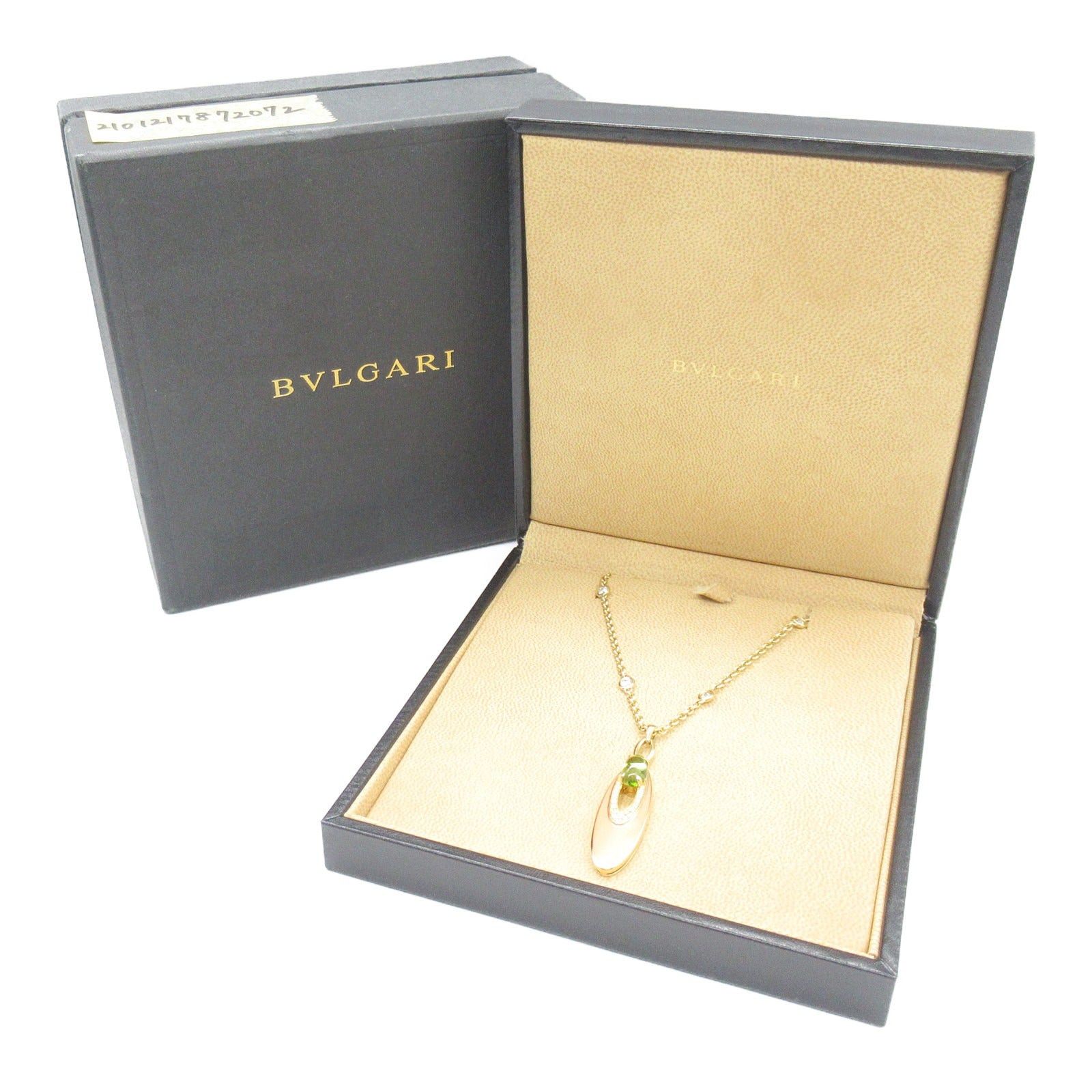 Bvlgari Bvlgari Elysia Peridot Diamond Necklace K18 (Yellow Gold) Green Clear Size ONE SIZE - 7 Thumbnail