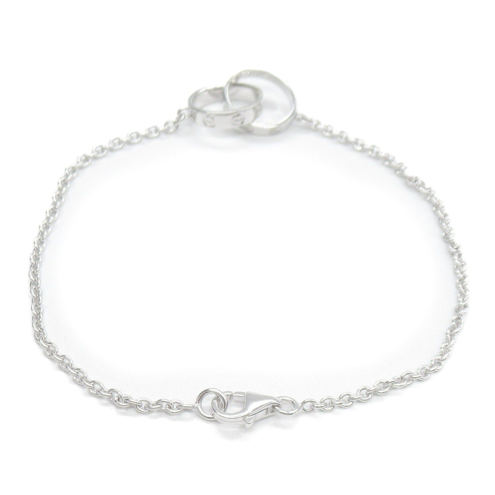 Cartier Cartier Baby Love Bracelet K18Wg (White Gold) Silver Size ONE SIZE - 2 Thumbnail