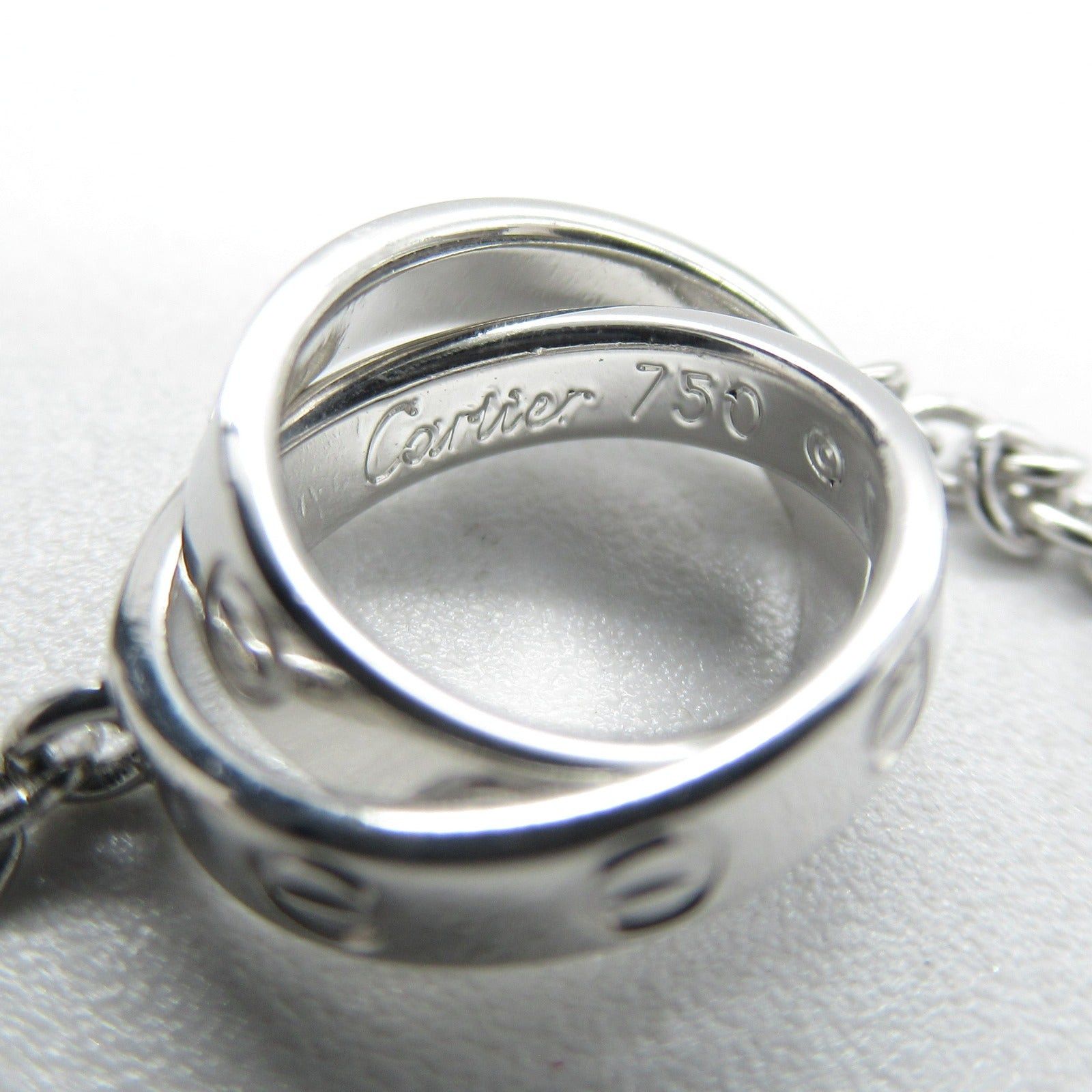 Cartier Cartier Baby Love Bracelet K18Wg (White Gold) Silver Size ONE SIZE - 4 Thumbnail