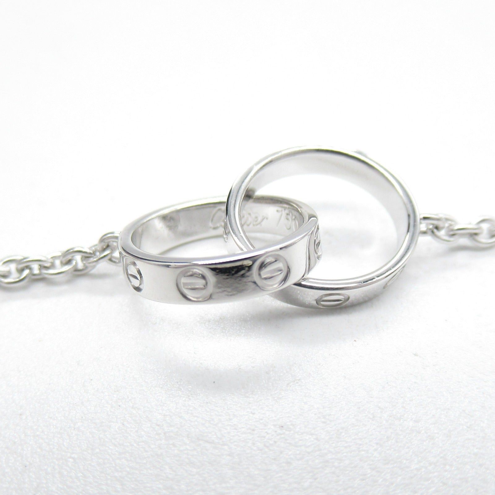 Cartier Cartier Baby Love Bracelet K18Wg (White Gold) Silver Size ONE SIZE - 5 Thumbnail