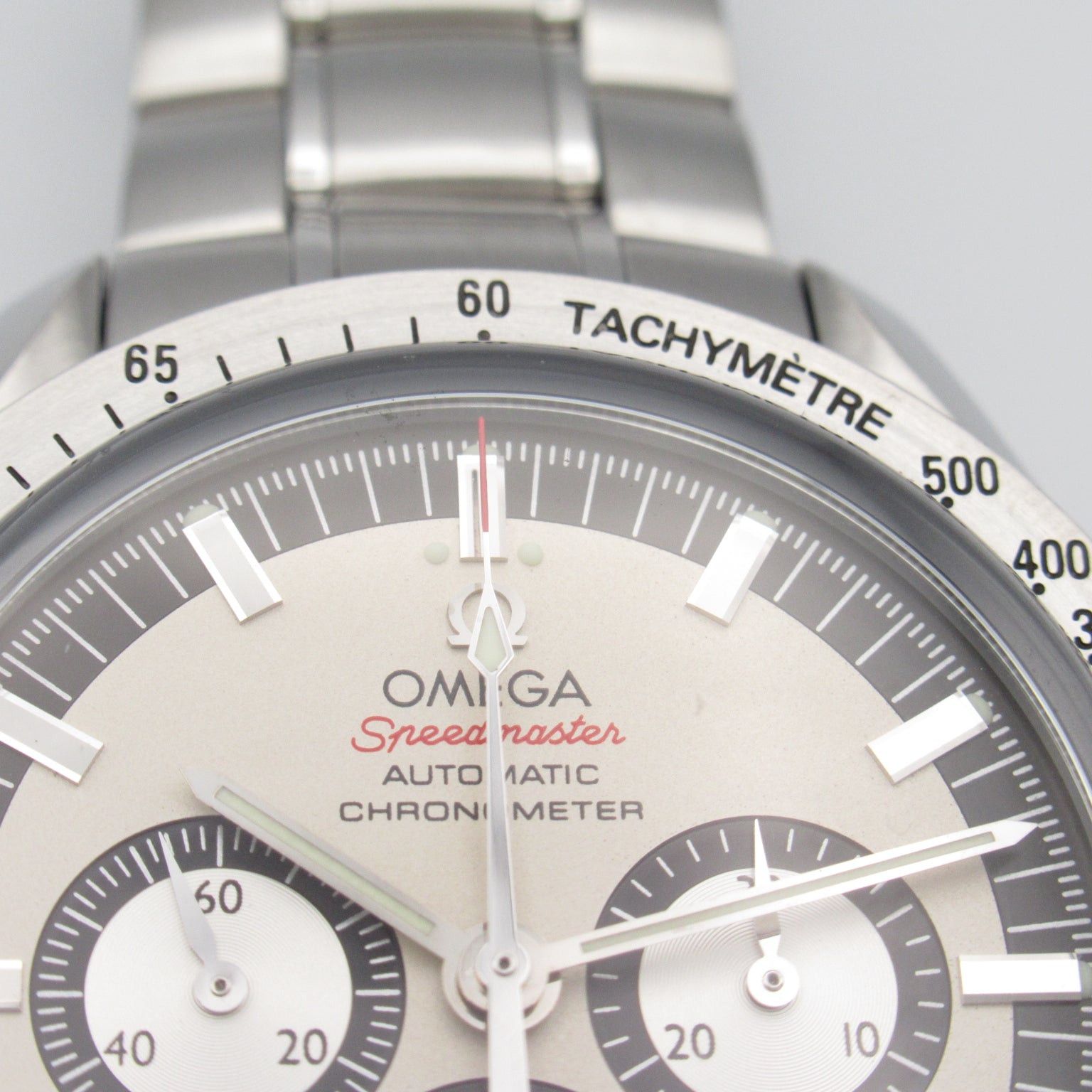 Omega Omega Speedmaster Legend Schumacher Mens Watch Automatic Winding Stainless Steel Ivory Size ONE SIZE - 13 Thumbnail