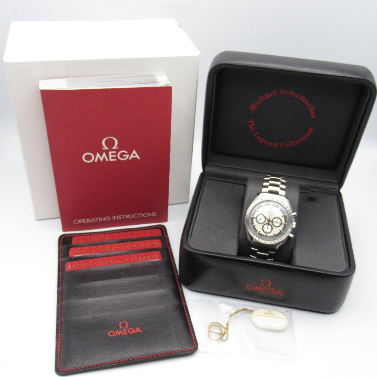 Omega Omega Speedmaster Legend Schumacher Mens Watch Automatic Winding Stainless Steel Ivory Size ONE SIZE - 12 Thumbnail