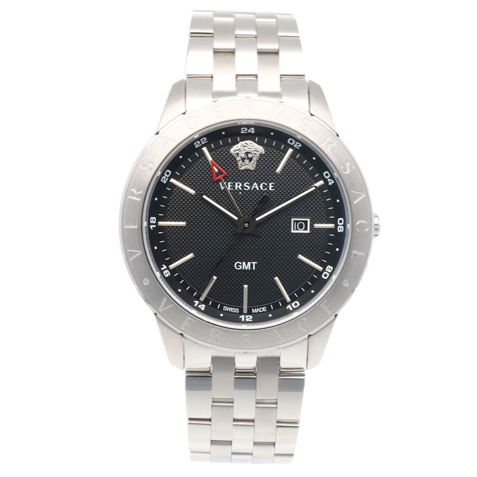 Versace Versace Universe GMT Watch Stainless Steel WR 3ATM Quartz Men's VERSACE Size ONE SIZE - 5 Thumbnail