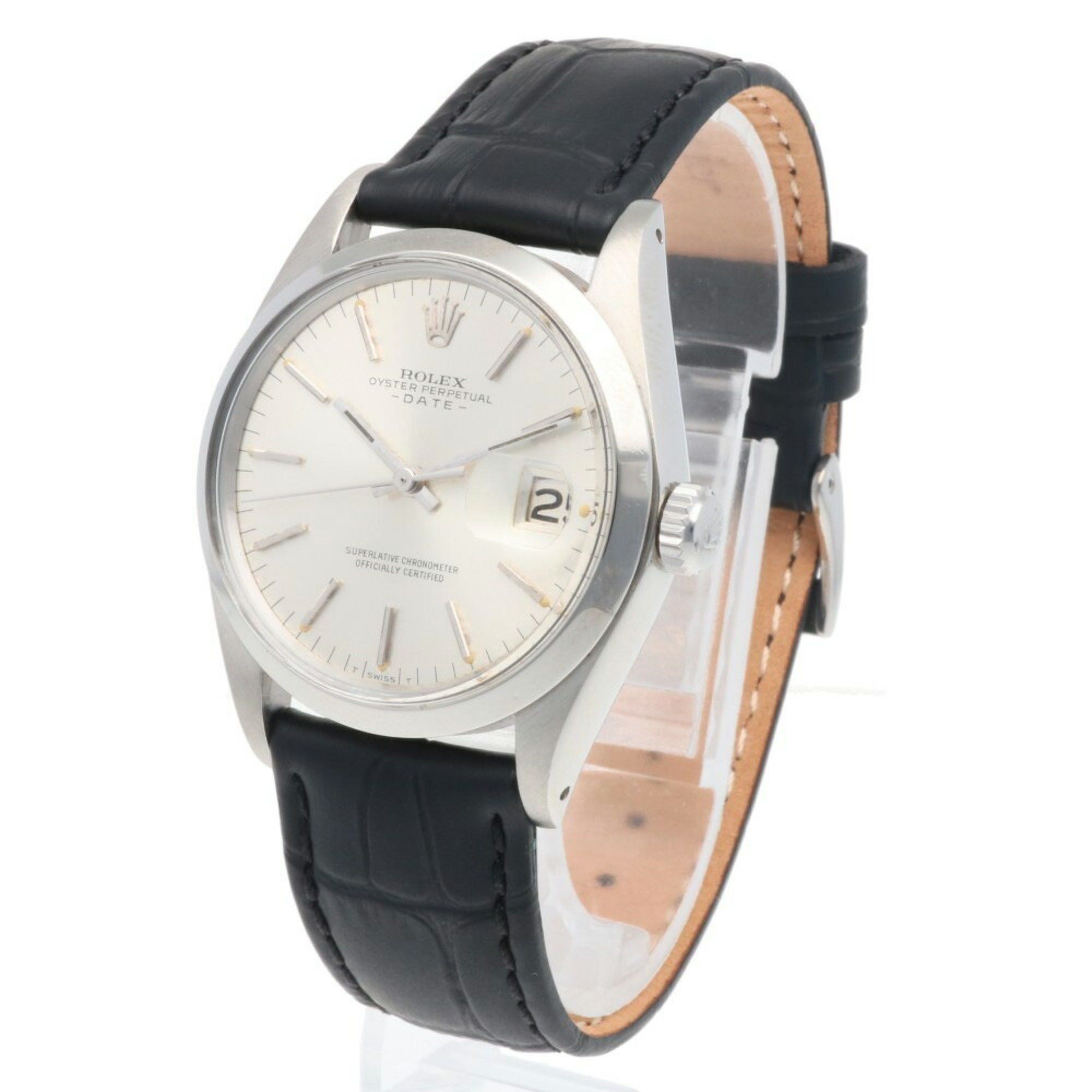 Rolex Rolex Date Oyster Perpetual Watch Stainless Steel 1500 Automatic Men's ROLEX No. 31 1970 Model Overhauled RWA01000000005230 Size ONE SIZE - 3 Thumbnail