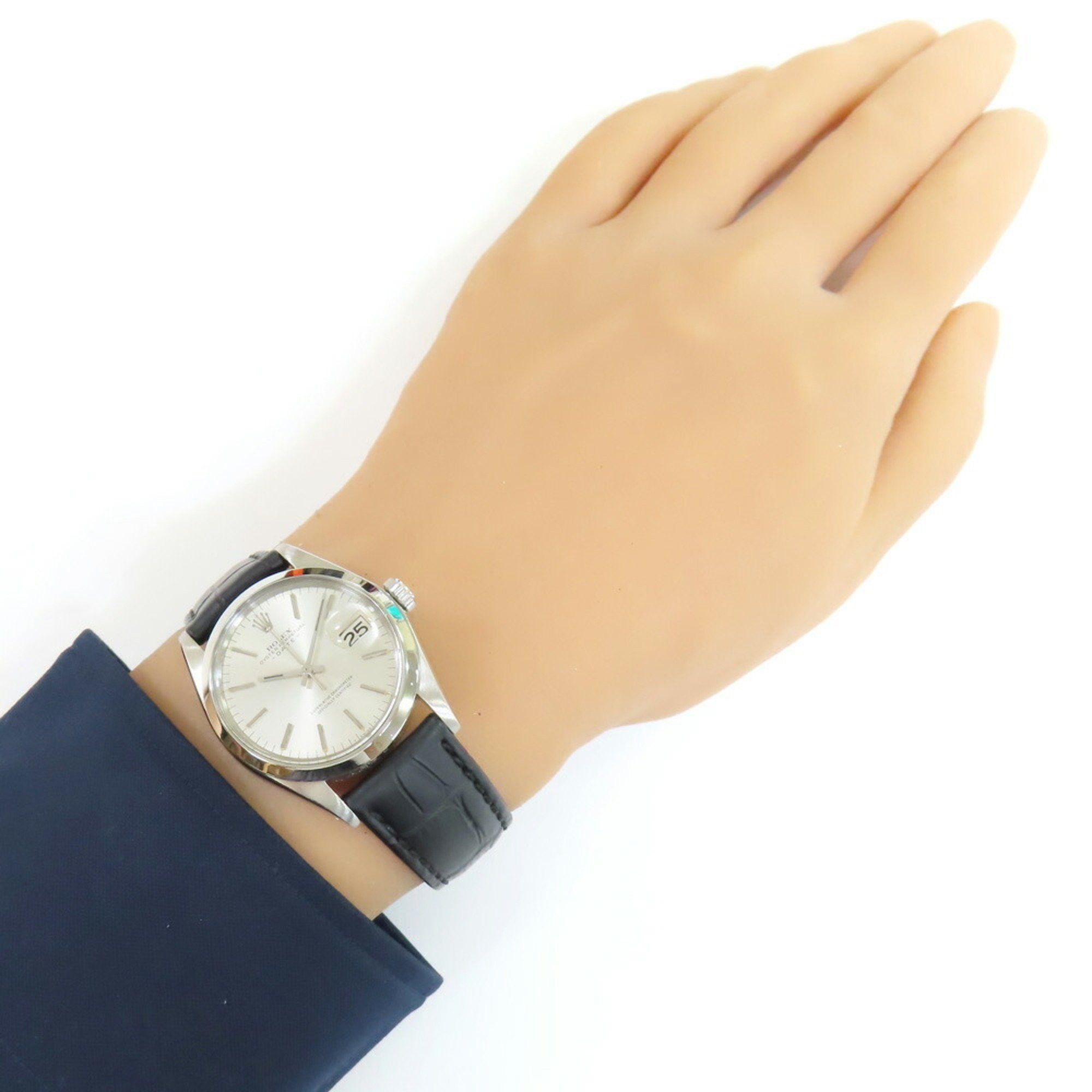 Rolex Rolex Date Oyster Perpetual Watch Stainless Steel 1500 Automatic Men's ROLEX No. 31 1970 Model Overhauled RWA01000000005230 Size ONE SIZE - 2 Thumbnail