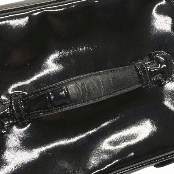 Chanel Chanel Chanel Vanity Enamel Cosmetic Pouch Handbag Leather Vanity Bag 4260957 in Good Condition Size ONE SIZE - 7 Thumbnail