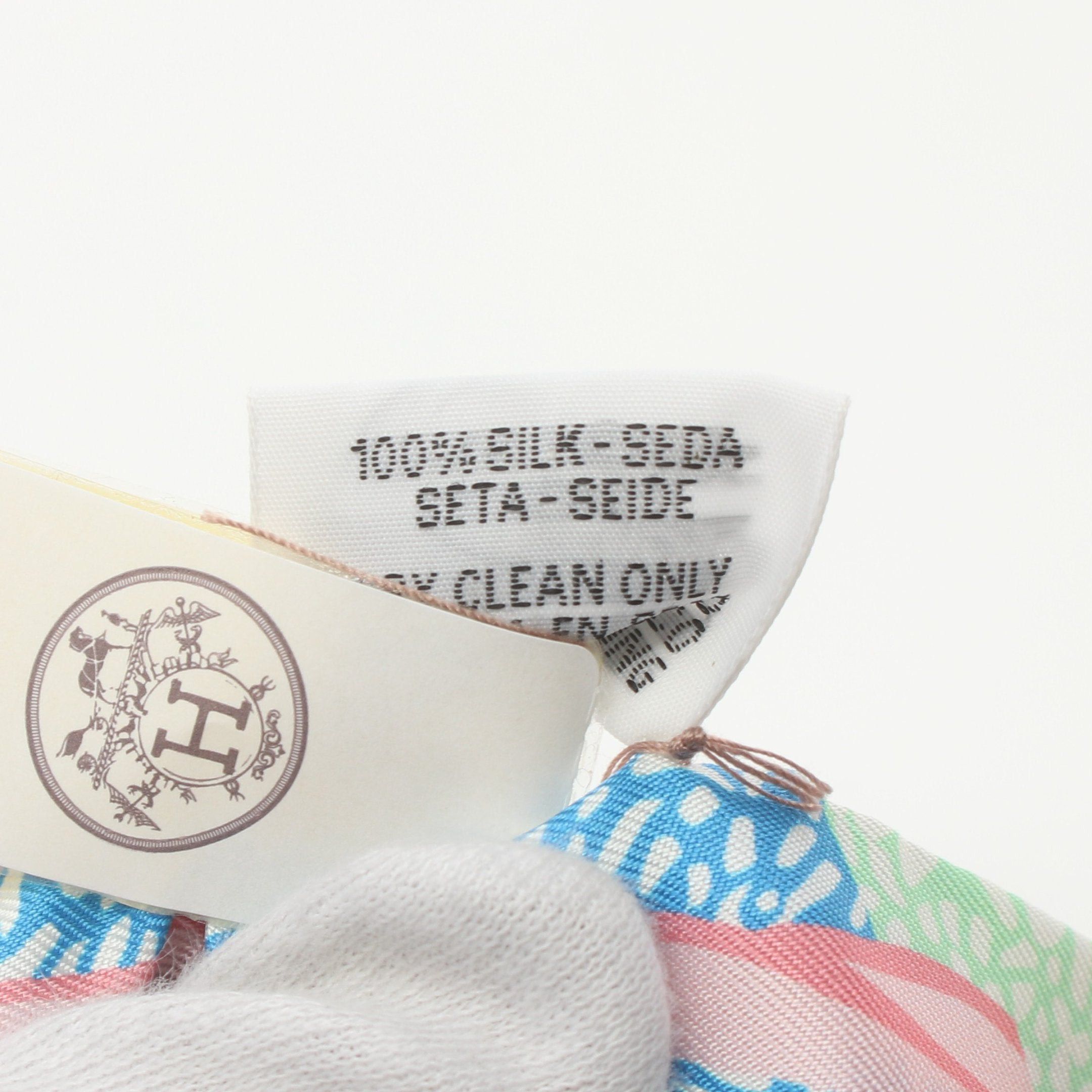 Hermes Hermes Twilly En Liberte Ribbon Scarf Silk Multicolor Size ONE SIZE - 3 Thumbnail