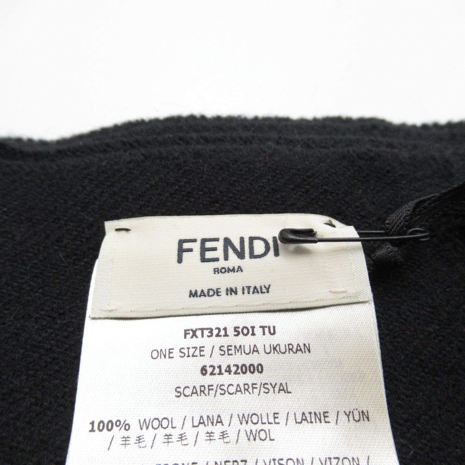 Fendi Fendi Scarf Others Black Size ONE SIZE - 4 Thumbnail