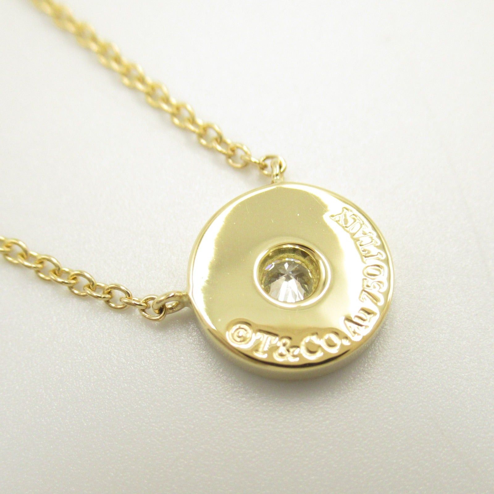Tiffany & Co. Tiffany Co 1837 Necklace K18 (Yellow Gold) Diamond Clear Size ONE SIZE - 6 Thumbnail
