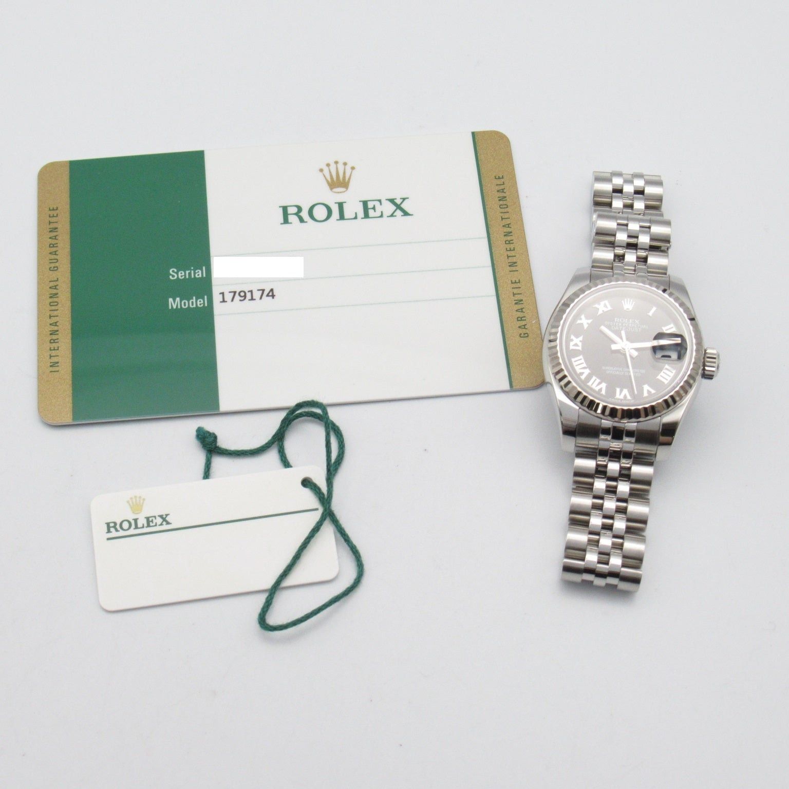 Rolex Rolex Datejust Random Number Women Watch Automatic Winding K18Wg (White Gold) Stainless Steel Black Size ONE SIZE - 11 Thumbnail