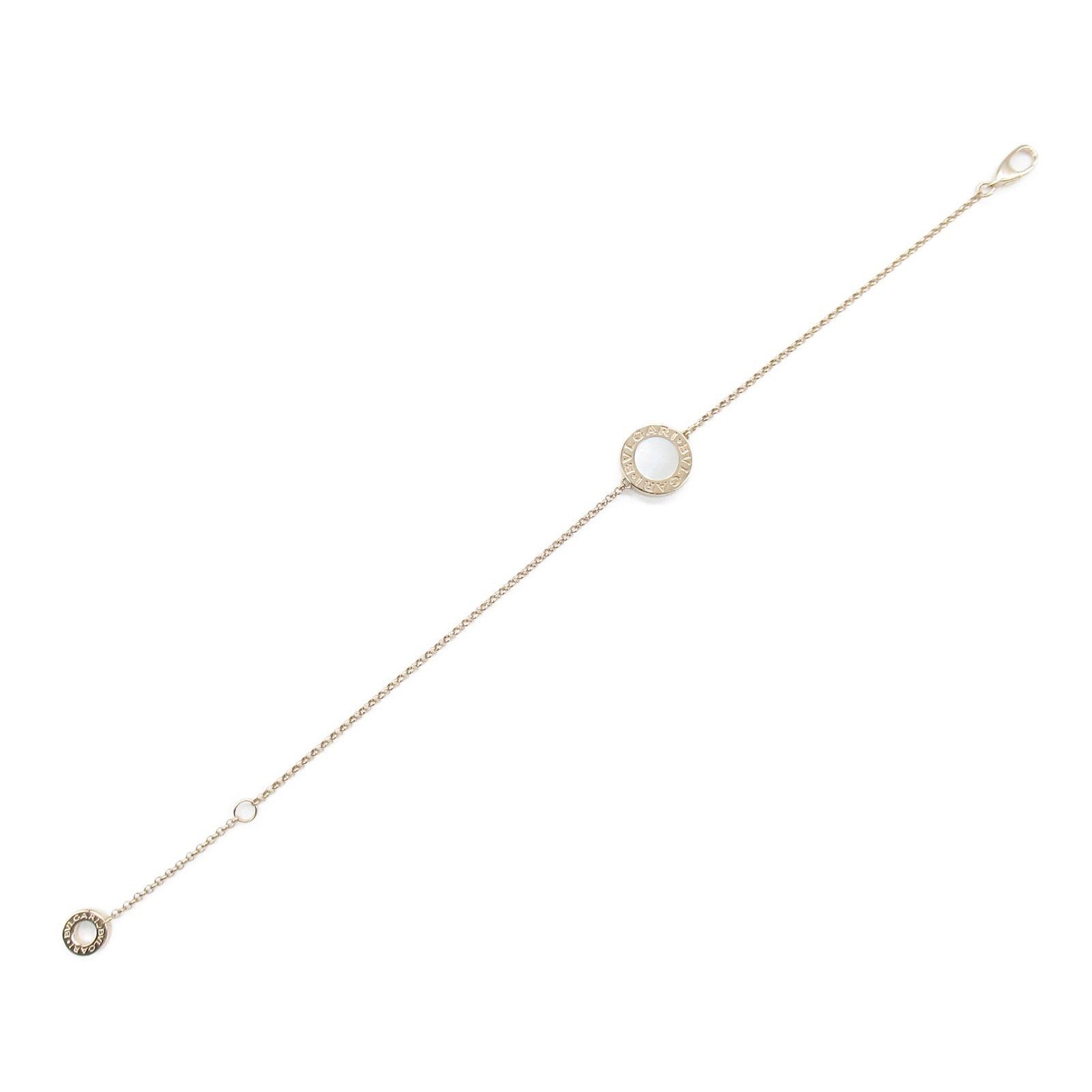 Bvlgari Bvlgari Bulgari Mother Of Pearl Bracelet K18Pg (Pink Gold) White Size ONE SIZE - 3 Thumbnail