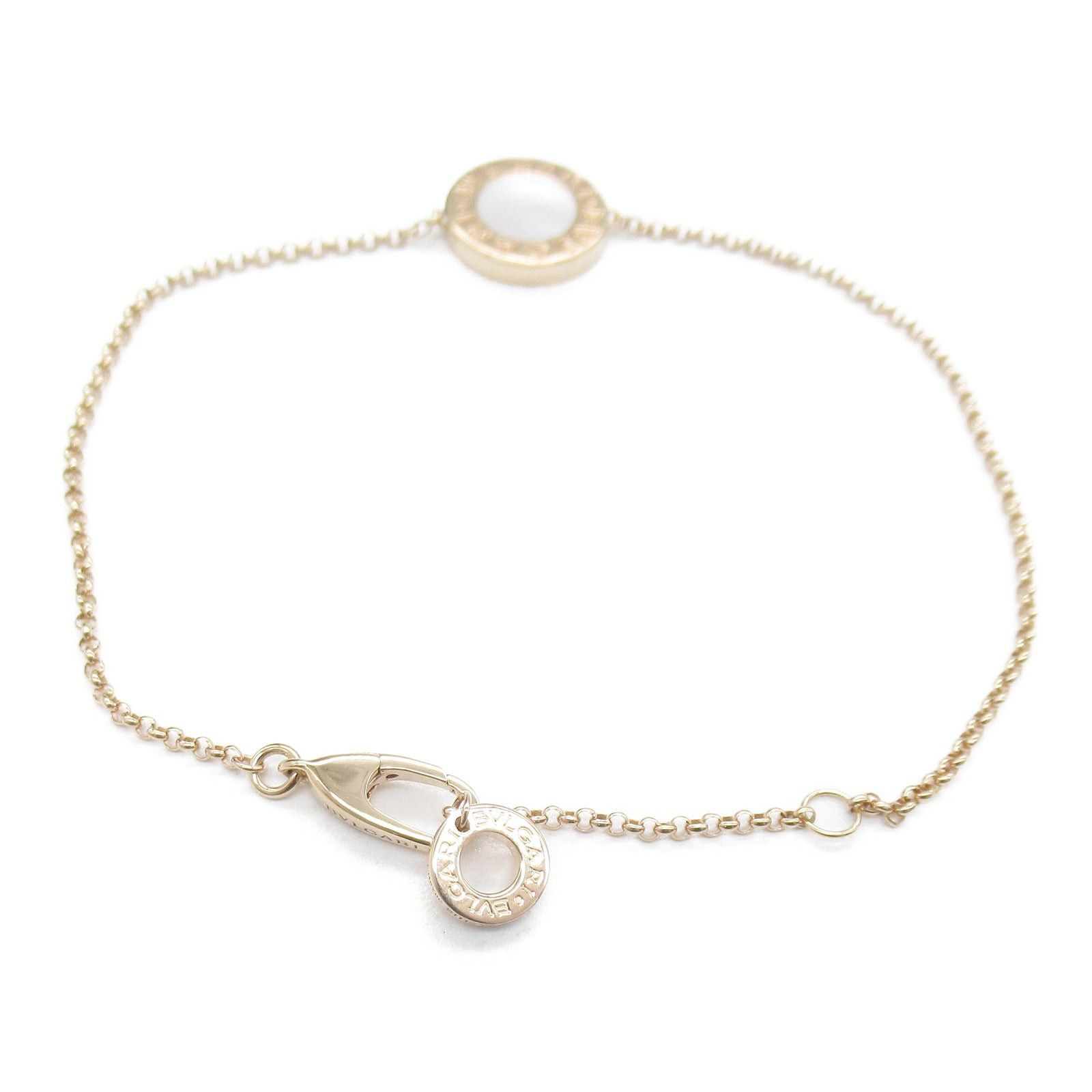 Bvlgari Bvlgari Bulgari Mother Of Pearl Bracelet K18Pg (Pink Gold) White Size ONE SIZE - 2 Thumbnail