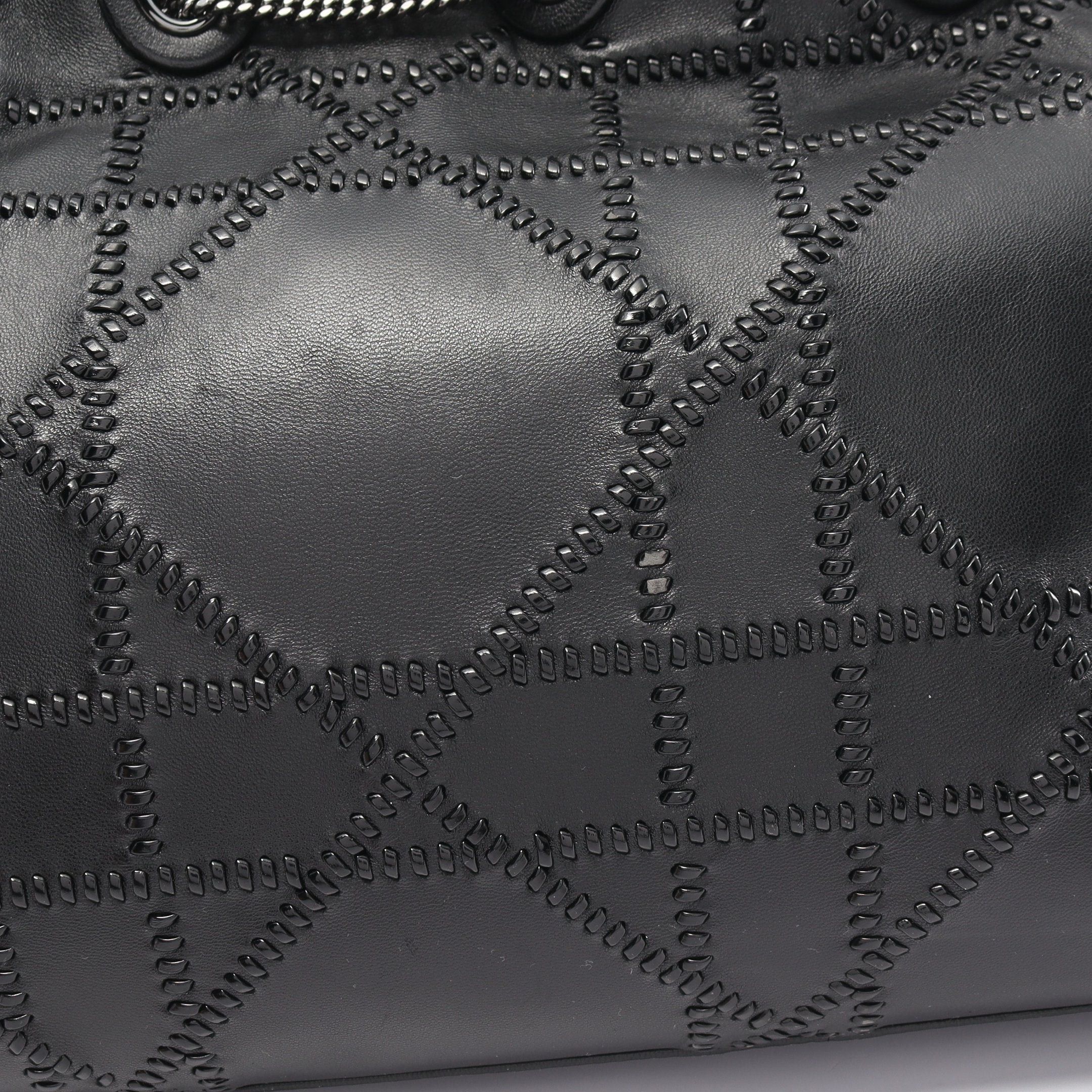 Dior Dior Handbag Tote Bag Chain Leather Black Size ONE SIZE - 6 Thumbnail