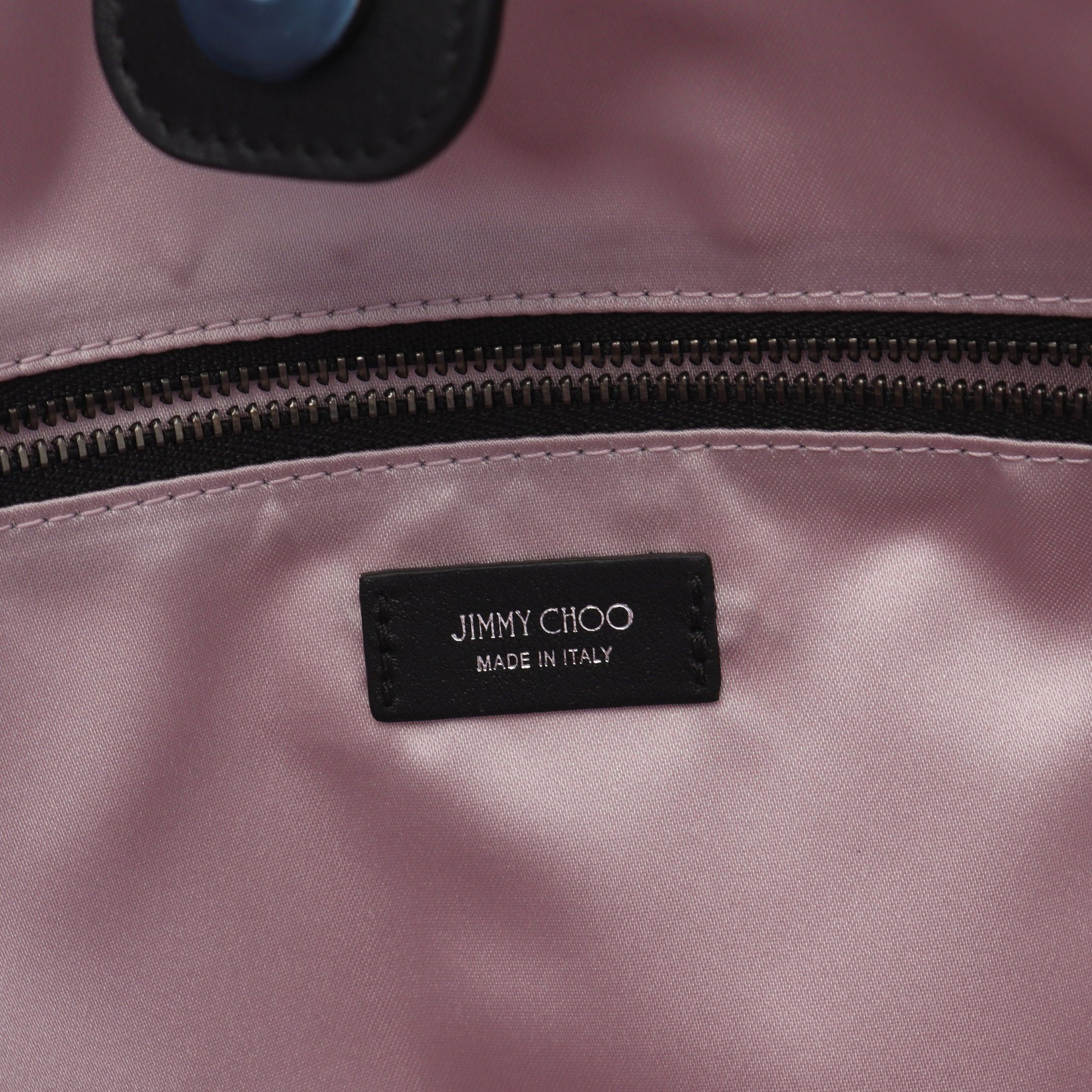 Jimmy Choo Jimmy Choo Laya Soft Tote Handbag Bag Nylon Purple Multicolor Size ONE SIZE - 4 Thumbnail
