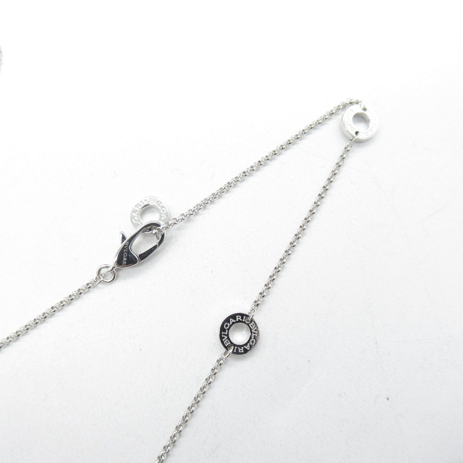 Bvlgari Bvlgari Serpenti Small Cross Necklace K18Wg (White Gold) Diamond Clear Size ONE SIZE - 4 Thumbnail
