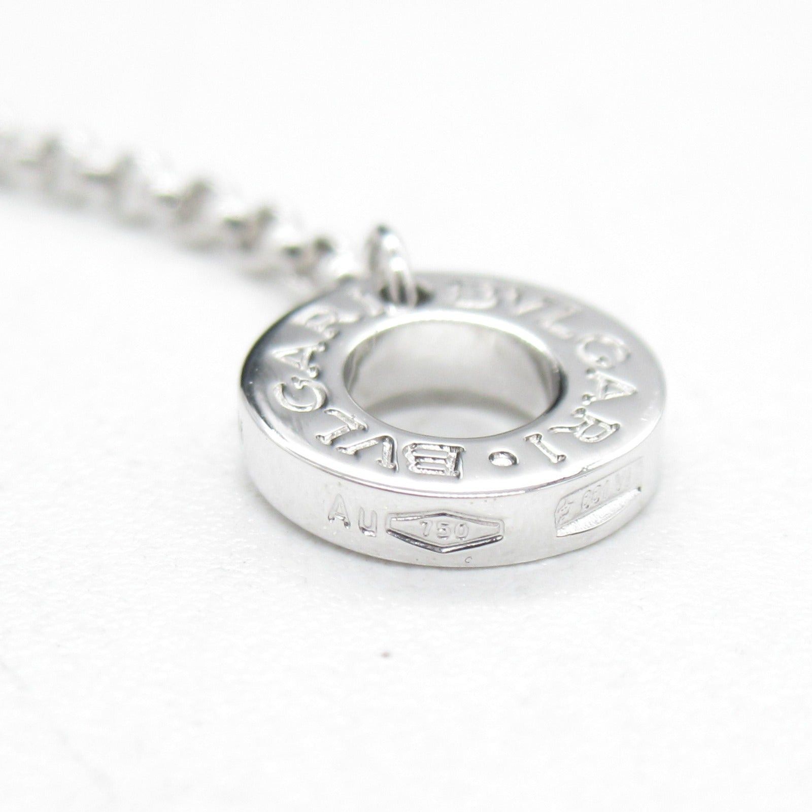 Bvlgari Bvlgari Serpenti Small Cross Necklace K18Wg (White Gold) Diamond Clear Size ONE SIZE - 6 Thumbnail
