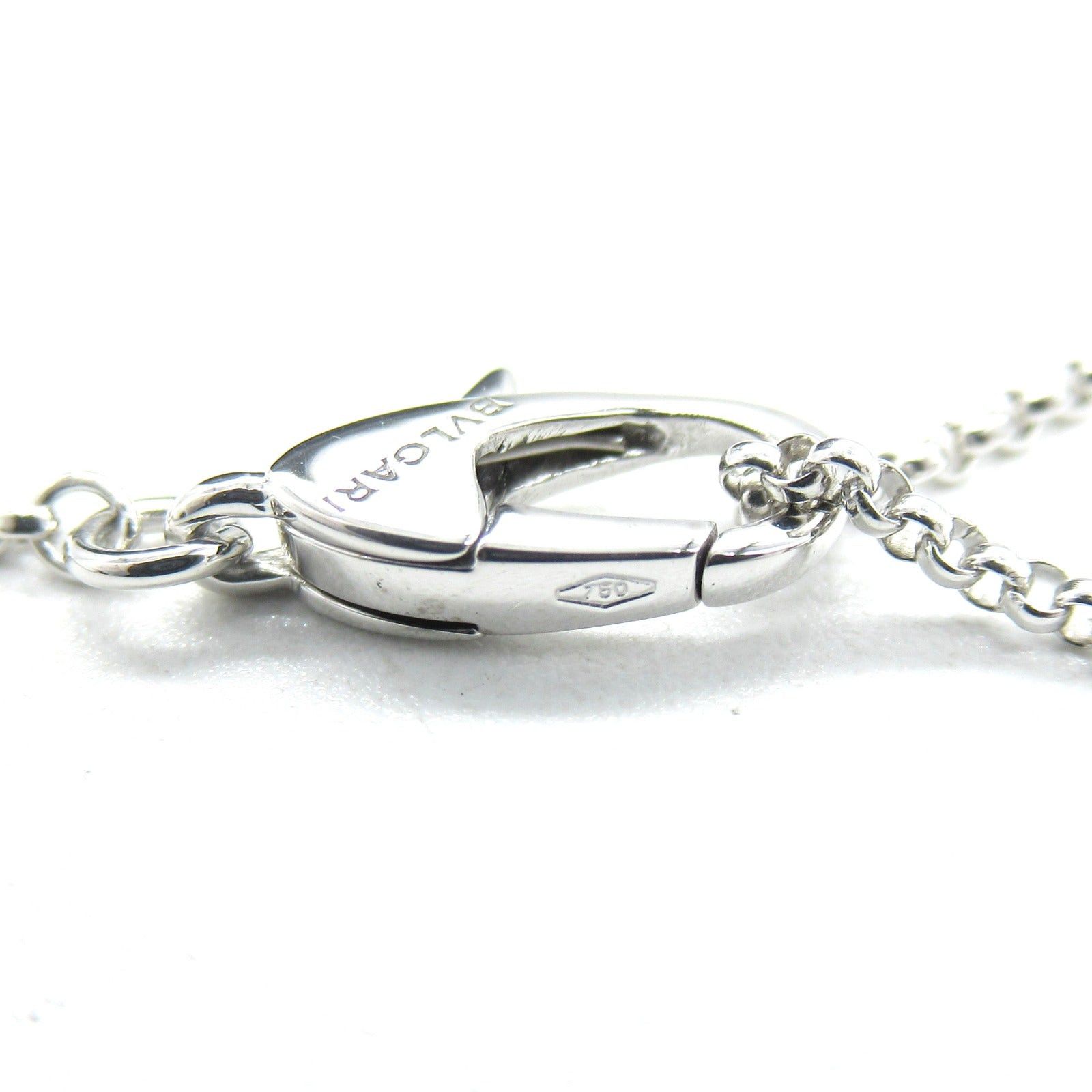 Bvlgari Bvlgari Serpenti Small Cross Necklace K18Wg (White Gold) Diamond Clear Size ONE SIZE - 5 Thumbnail