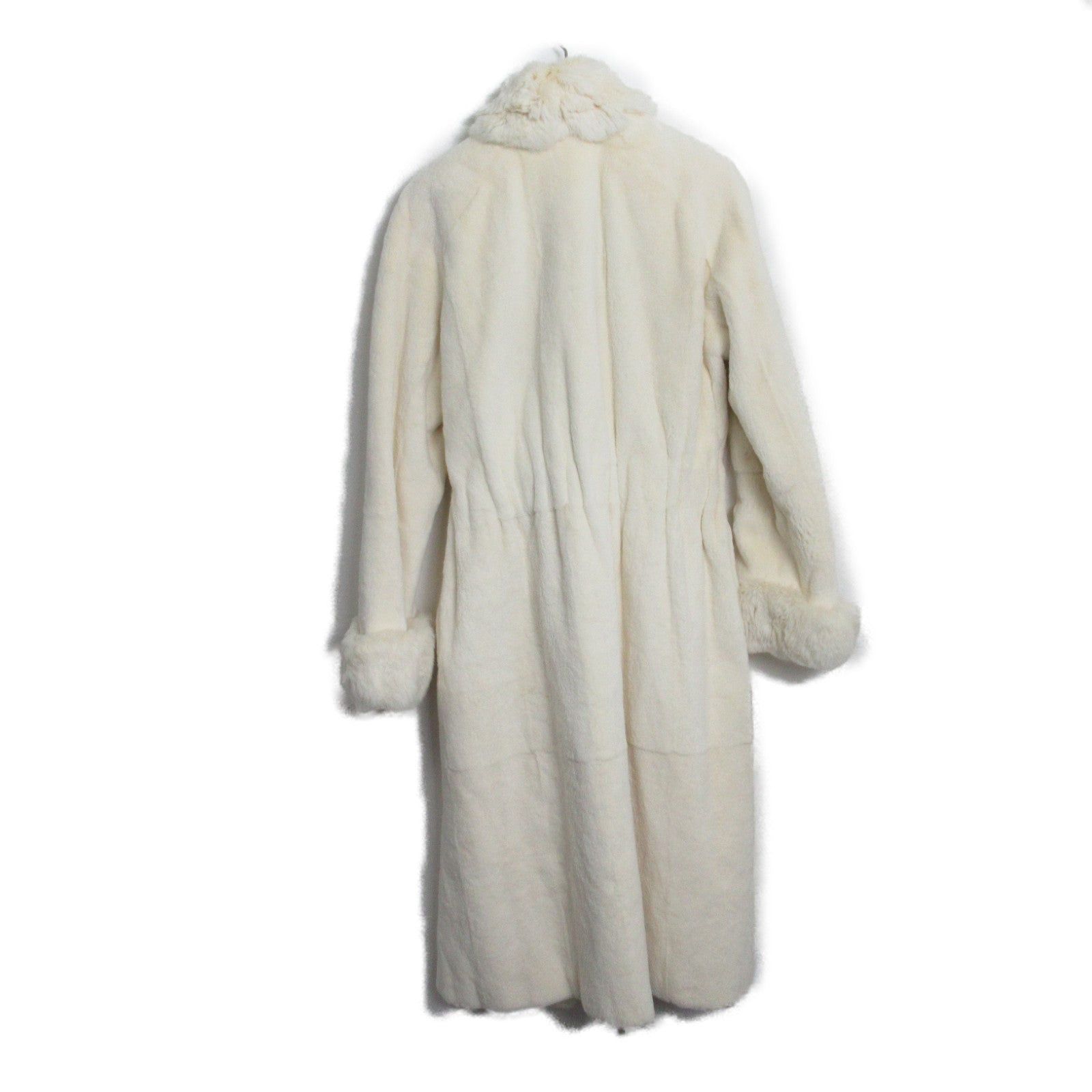 Valentino Valentino Fur Coat With Belt Others Mink White Size ONE SIZE - 2 Thumbnail