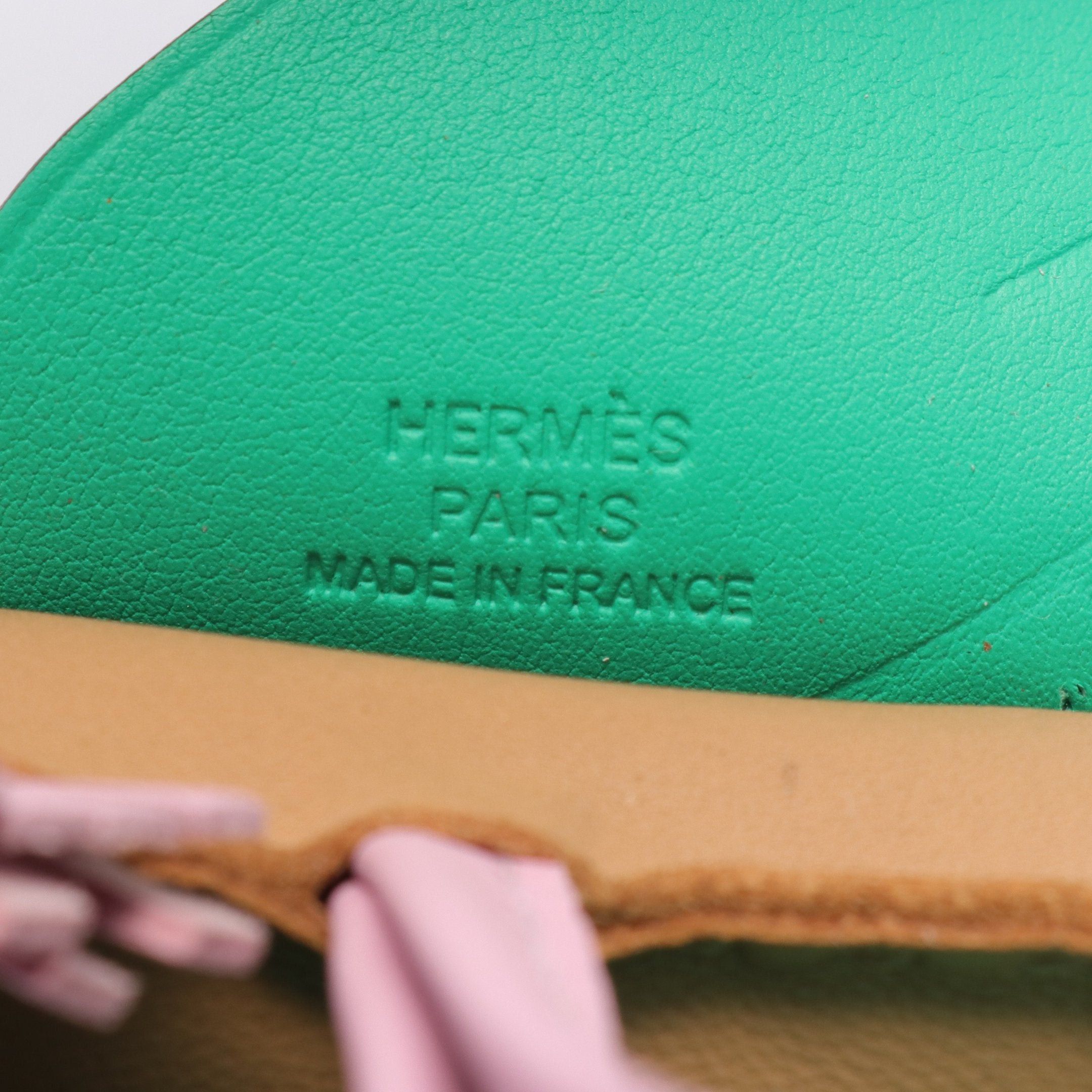 Hermes Hermes Rodeo Pegasus Mm Bag Charm Veau Swift Aagneau Light Brown Dusty Pink Green U Stamp Size ONE SIZE - 3 Thumbnail