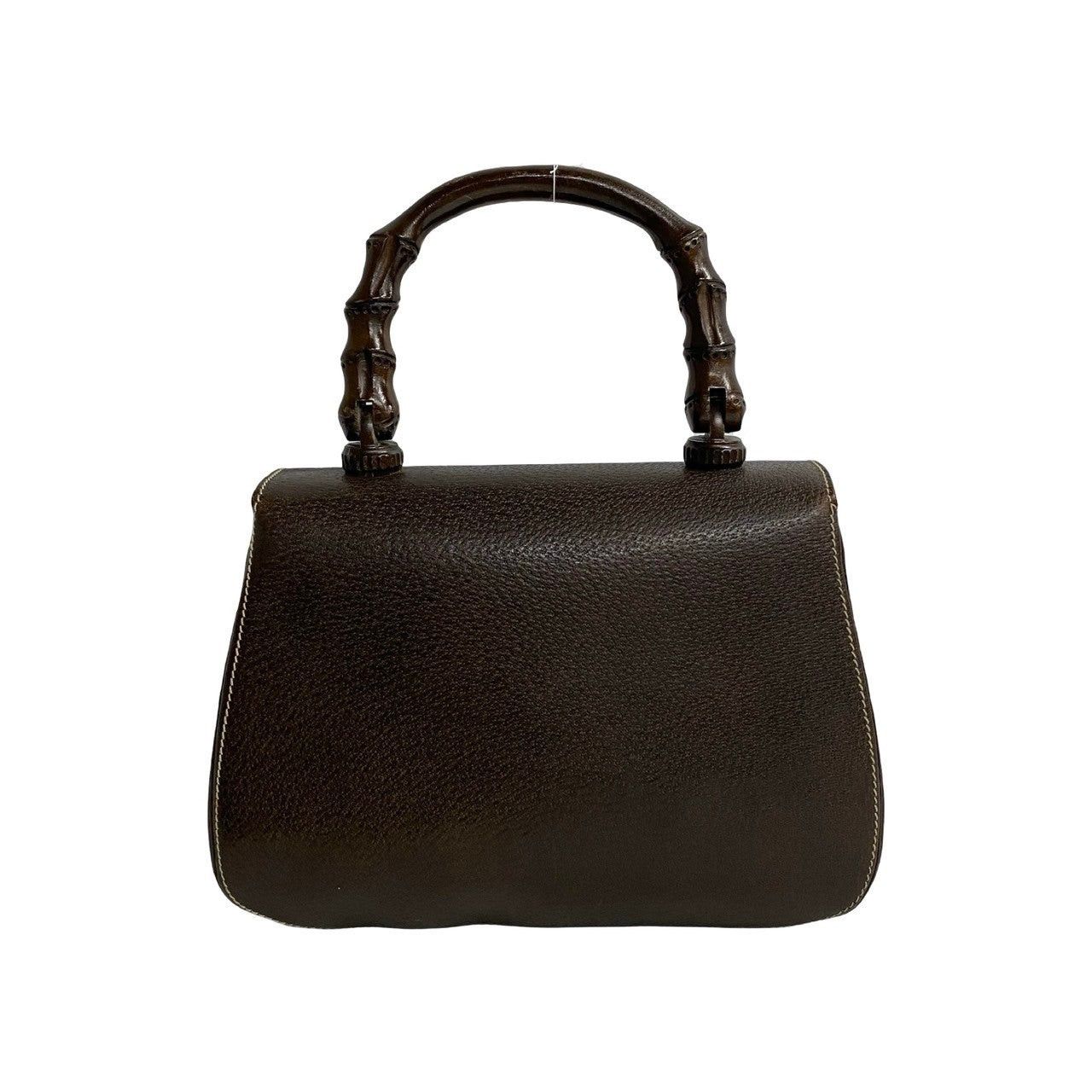 Gucci Gucci Handbag Brown Leather Size ONE SIZE - 4 Thumbnail