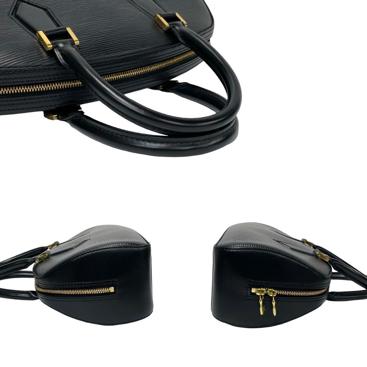 Louis Vuitton Louis Vuitton Handbag Black Leather Size ONE SIZE - 5 Thumbnail