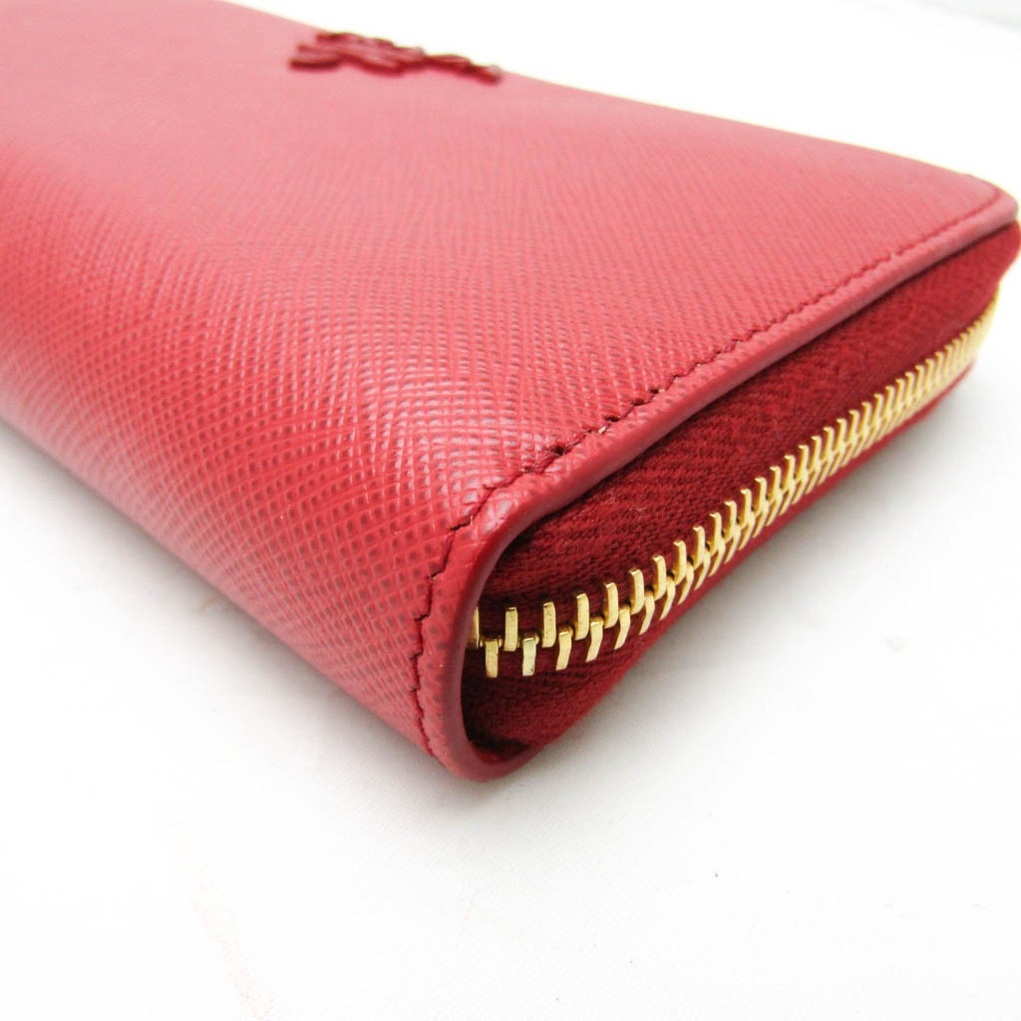 Prada Prada Saffiano SHINE 1ML506 Women's Leather Long Wallet (bi-fold) Red Color Size ONE SIZE - 5 Thumbnail