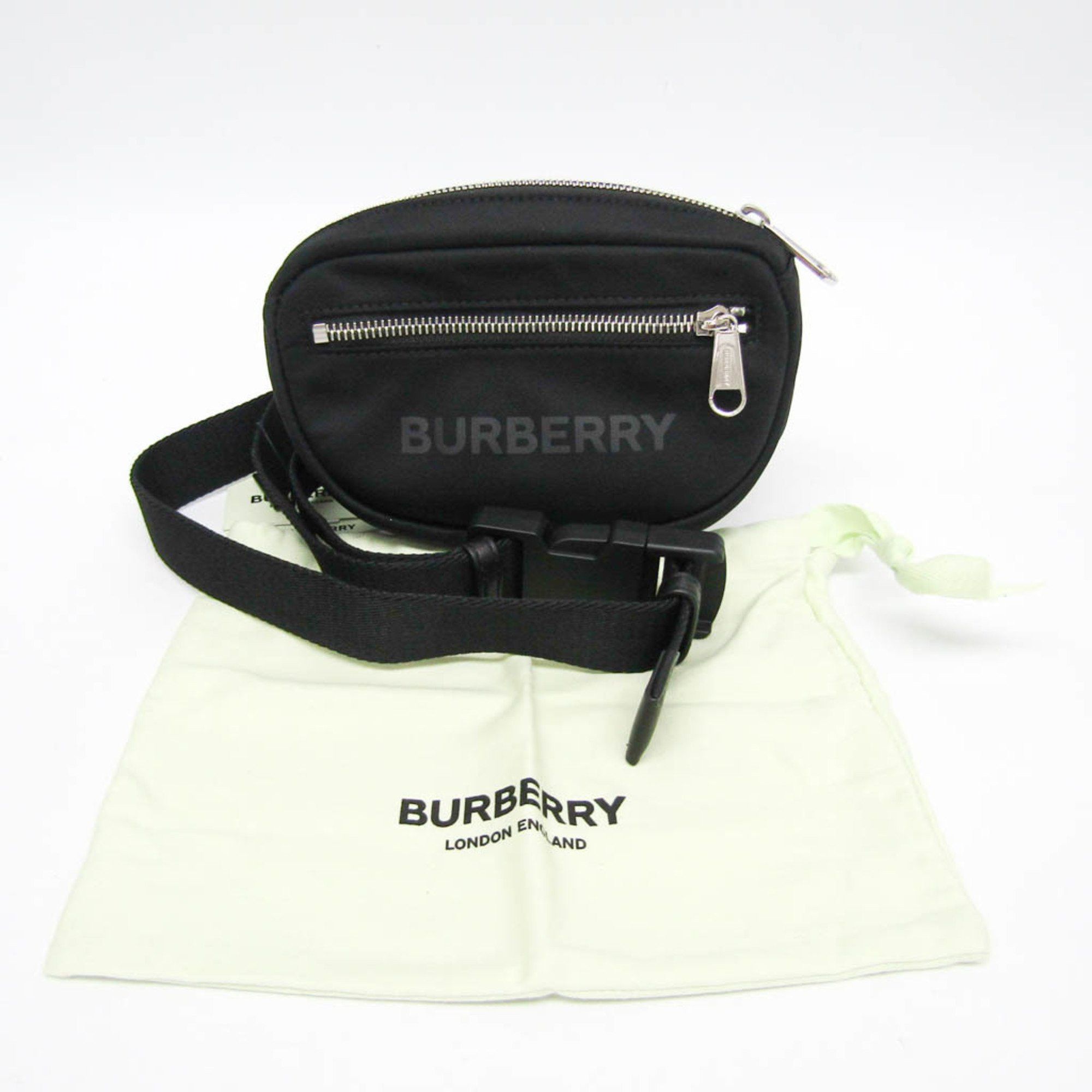 Burberry Burberry 8052887 Men,Women Nylon Fanny Pack Black Size ONE SIZE - 13 Thumbnail
