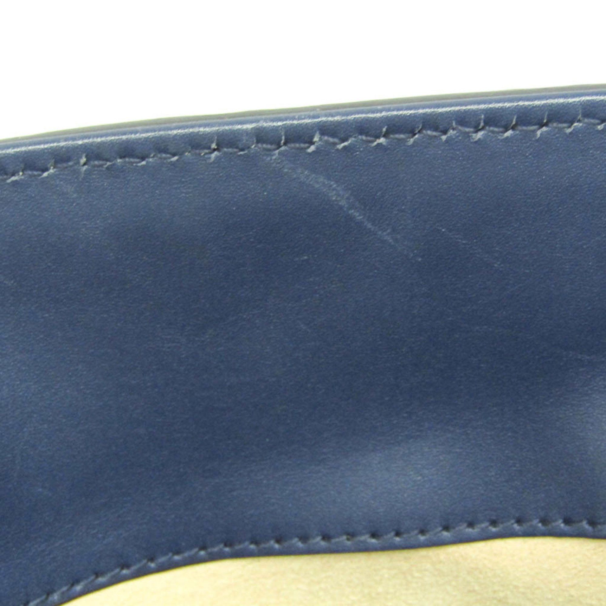 Gucci Gucci Guccissima 428226 Women's Leather Handbag,Shoulder Bag Blue Size ONE SIZE - 11 Thumbnail