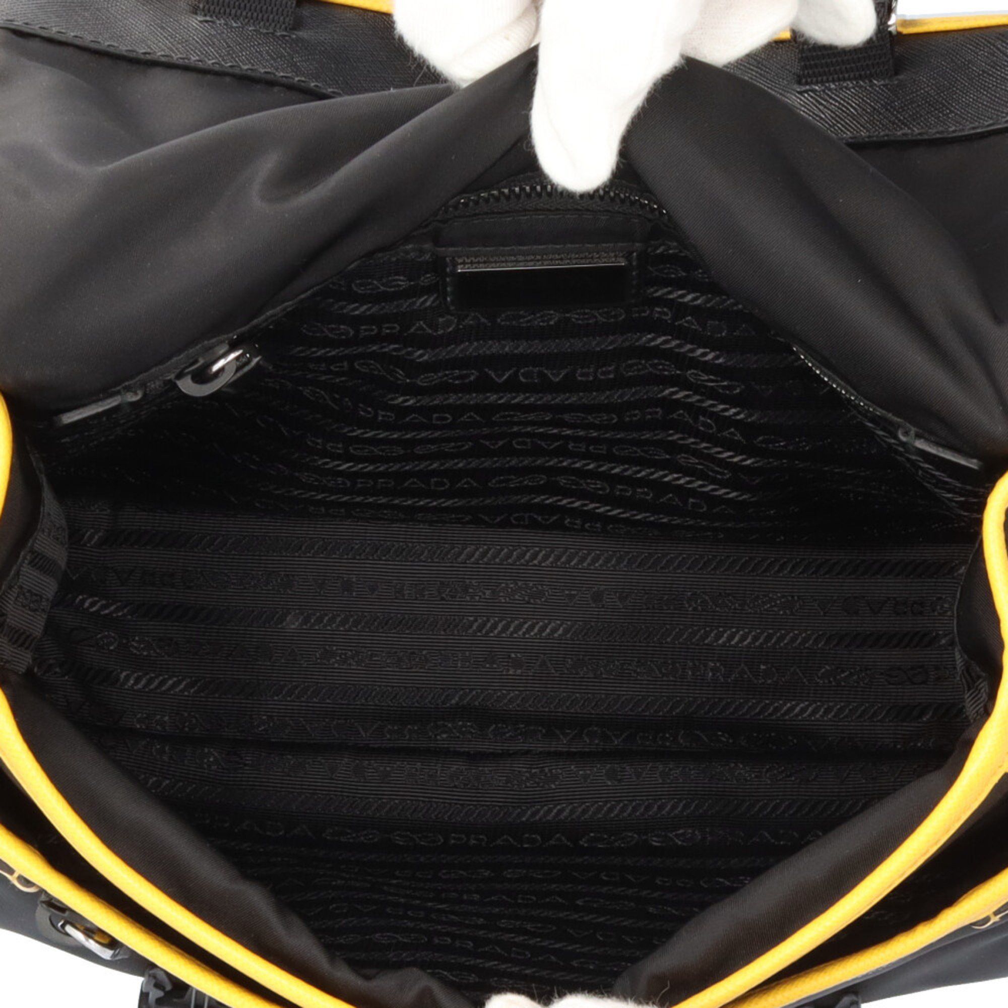 Prada Prada Shoulder Bag Nylon 2VD769 Black Men's PRADA Size ONE SIZE - 6 Thumbnail