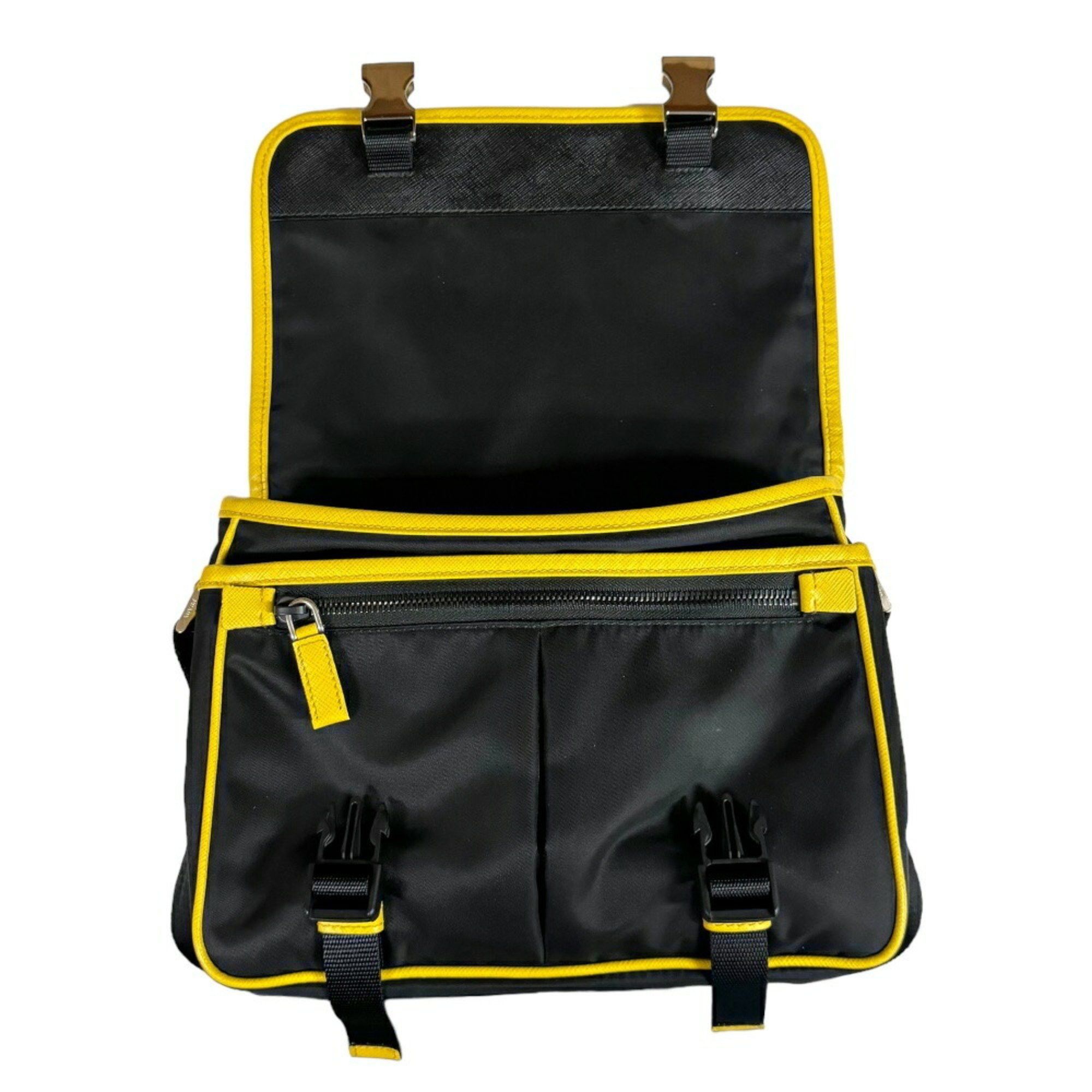 Prada Prada Shoulder Bag Nylon 2VD769 Black Men's PRADA Size ONE SIZE - 7 Thumbnail