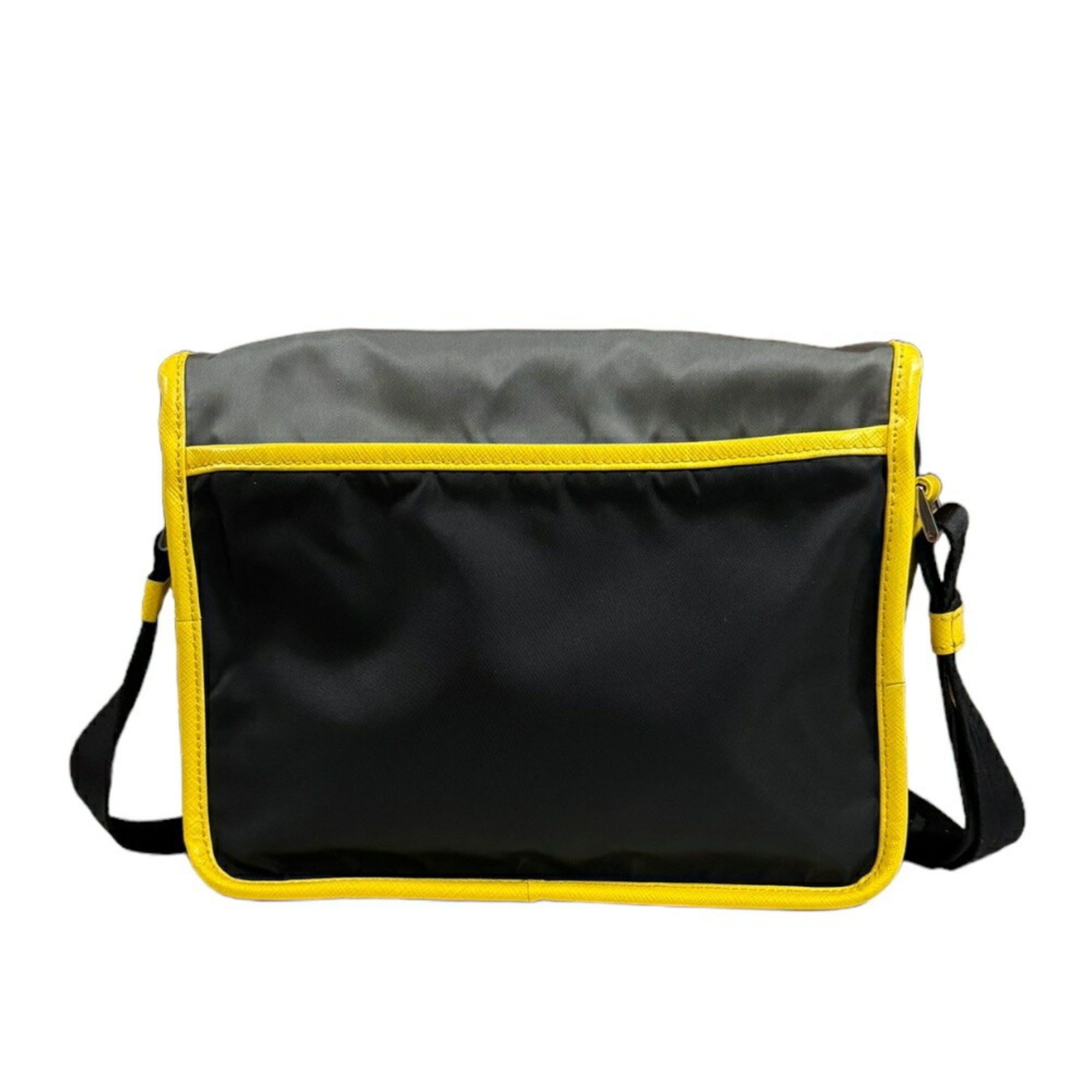 Prada Prada Shoulder Bag Nylon 2VD769 Black Men's PRADA Size ONE SIZE - 3 Thumbnail
