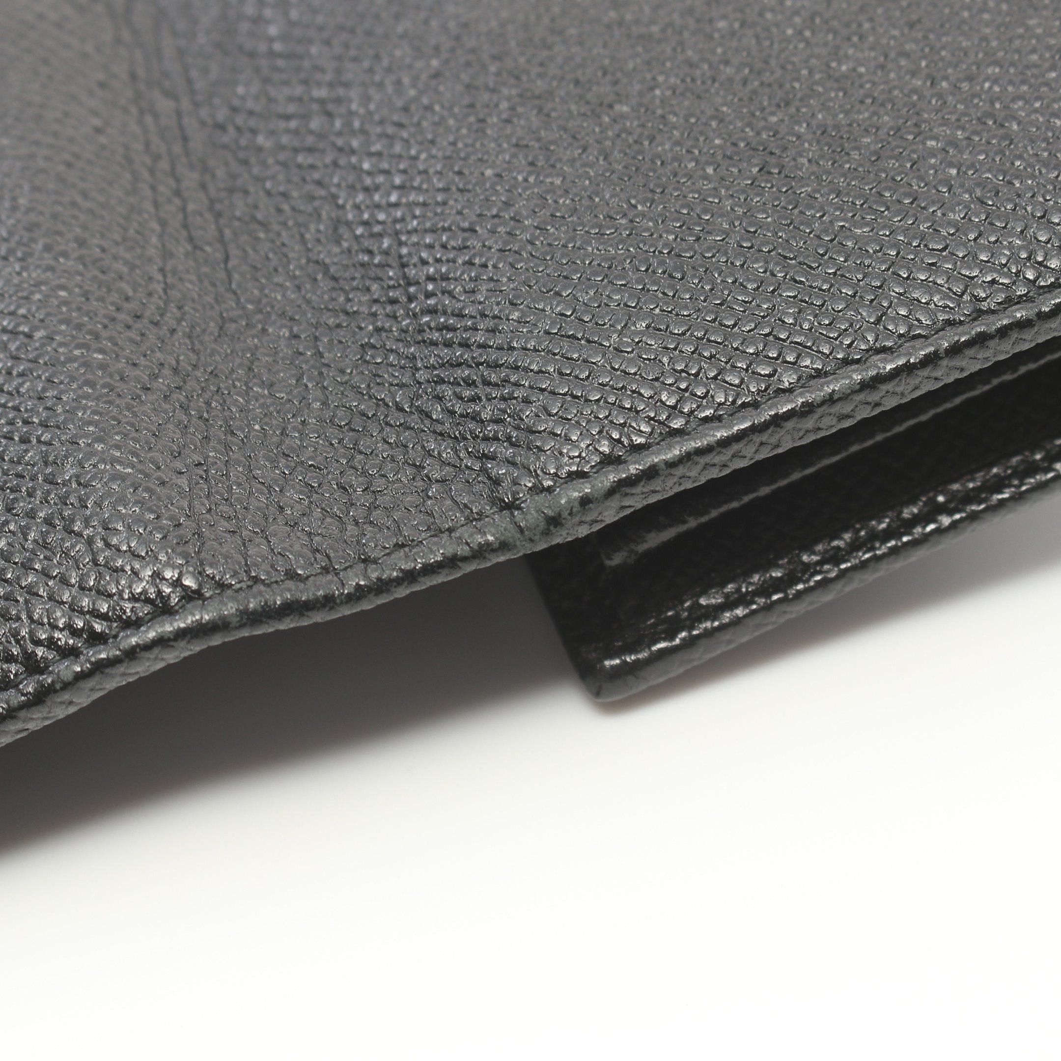 Bvlgari Bvlgari Bulgari Clip Bi-Fold Long Wallet Leather Black Size ONE SIZE - 8 Thumbnail
