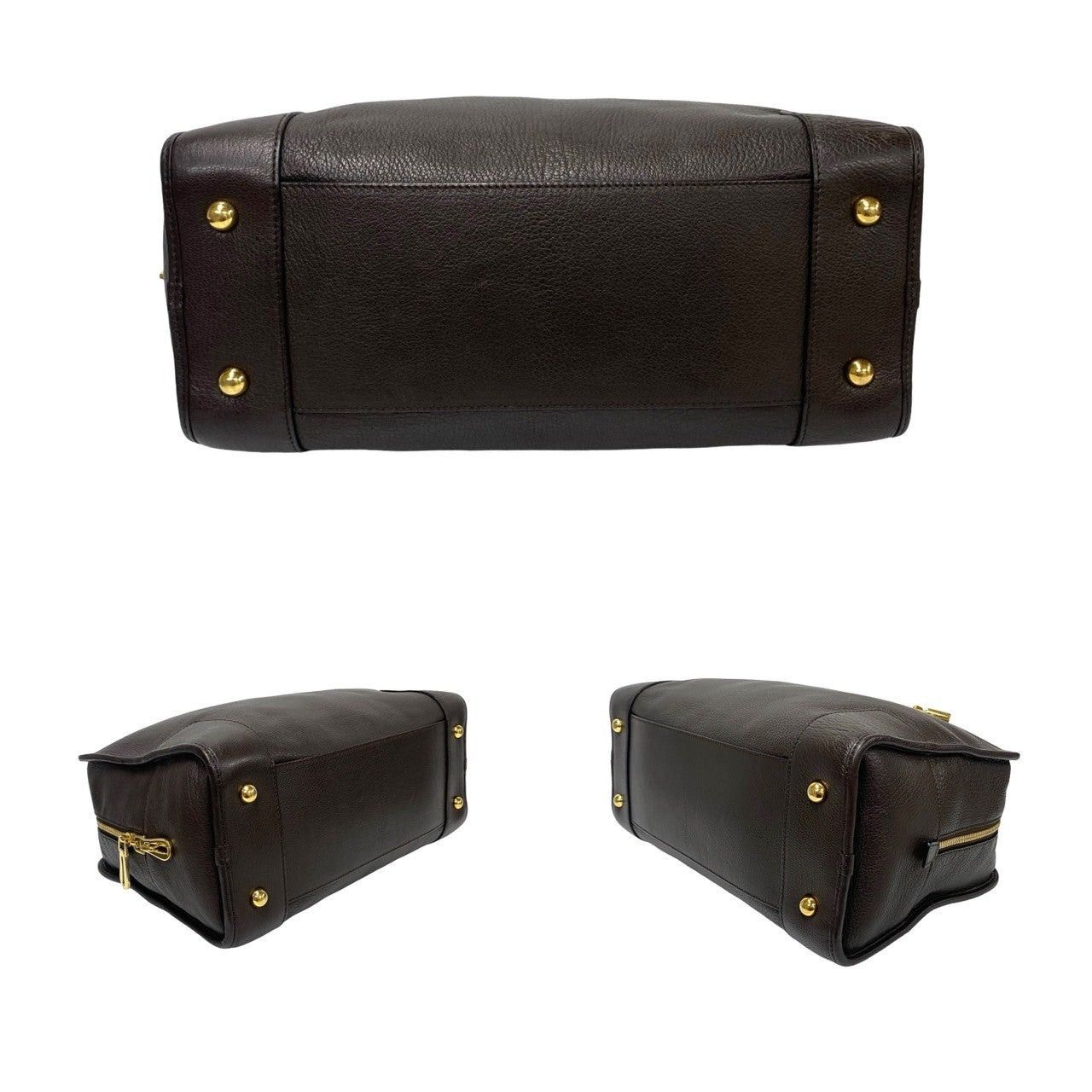 Loewe Loewe Handbag Brown Leather Size ONE SIZE - 6 Thumbnail