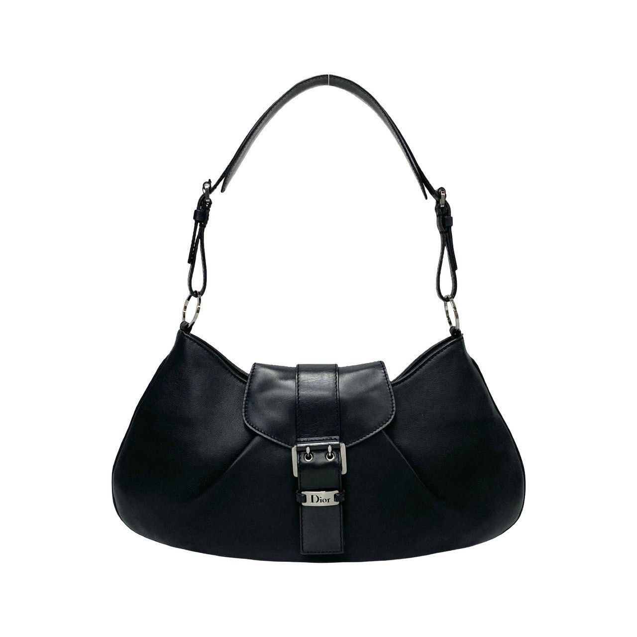 Dior Shoulder Bag Black Leather