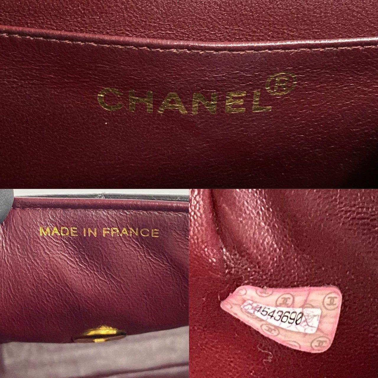Chanel Chanel Handbag Black Lambskin Size ONE SIZE - 3 Thumbnail