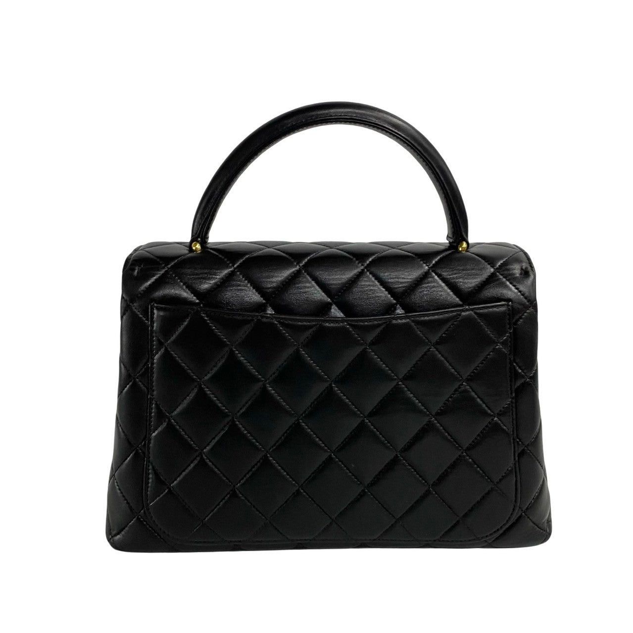 Chanel Chanel Handbag Black Lambskin Size ONE SIZE - 4 Thumbnail