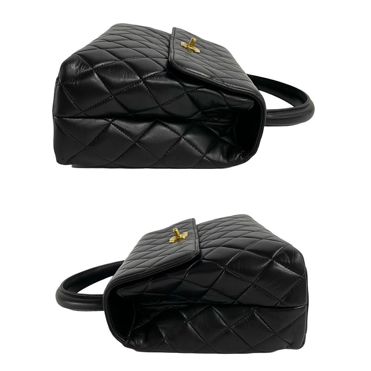 Chanel Chanel Handbag Black Lambskin Size ONE SIZE - 5 Thumbnail