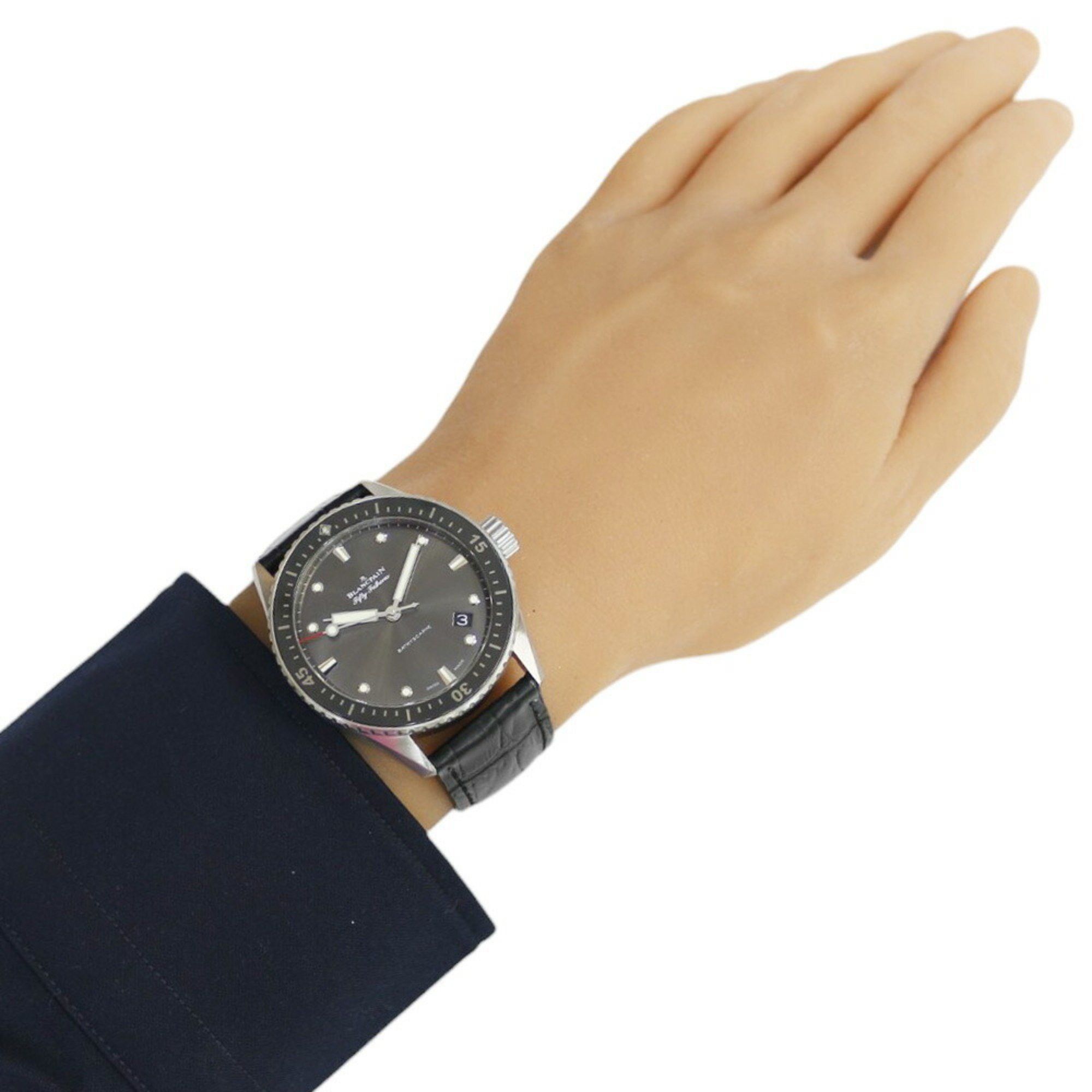 Other Blancpain Fifty Fathoms Bathyscaphe Watch, Stainless Steel Automatic, Men's, Size ONE SIZE - 2 Thumbnail